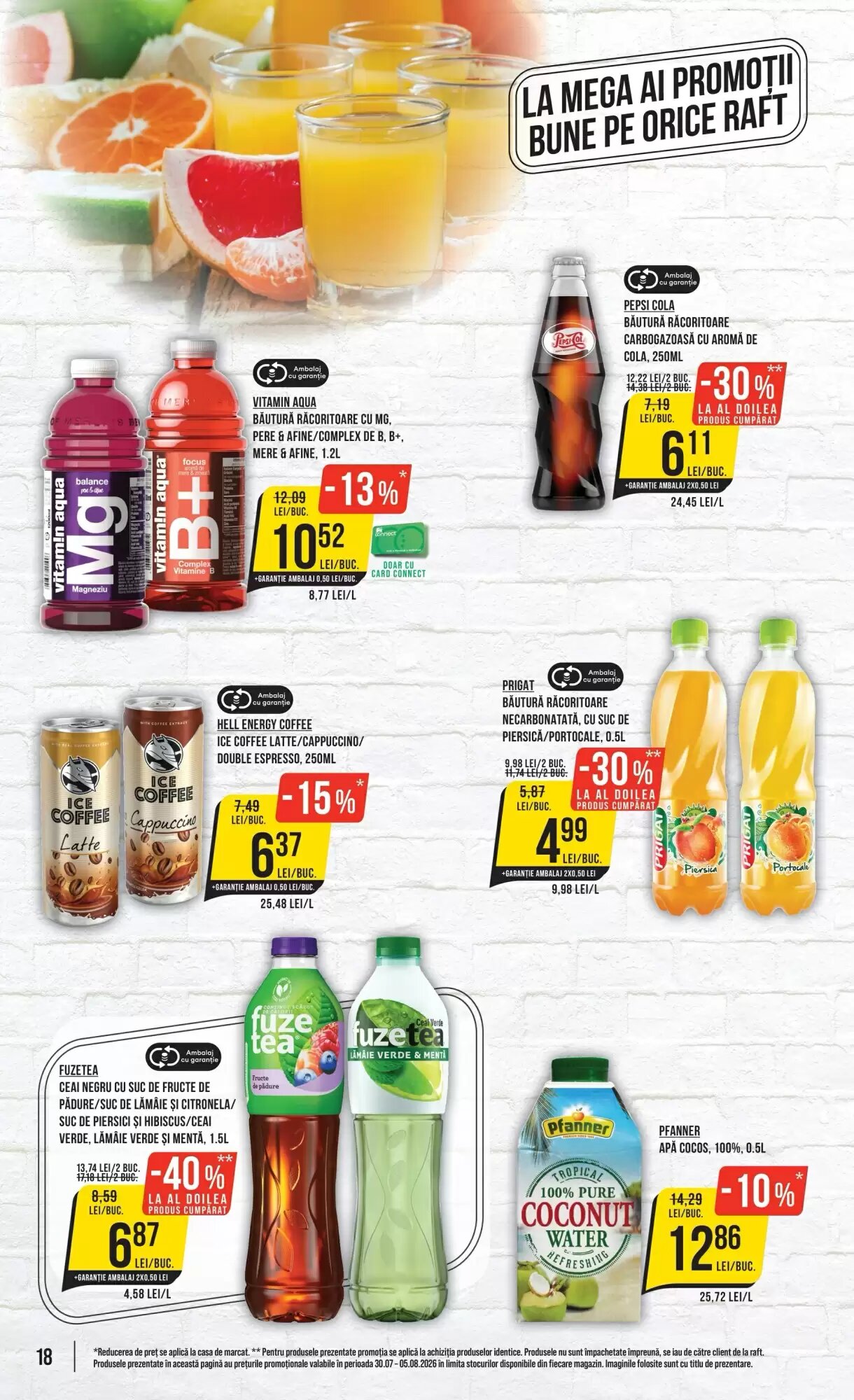 Catalogul cu oferte Mega Image valabil de la 30.07.2026 - Pagina 18.
