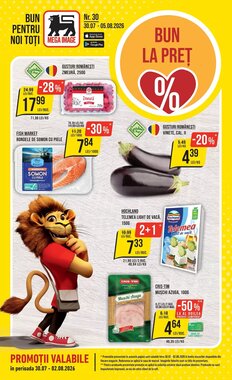 Catalogul cu oferte Mega Image valabil de la 30.07.2026