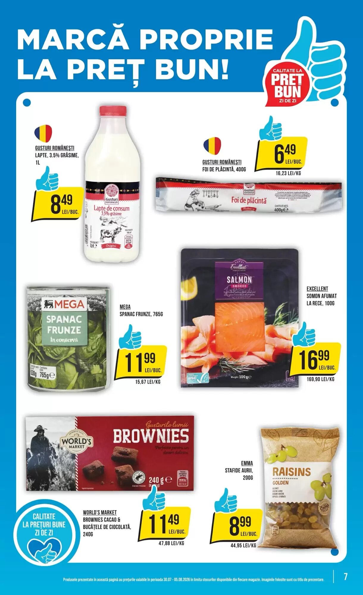 Catalogul cu oferte Mega Image valabil de la 30.07.2026 - Pagina 7.