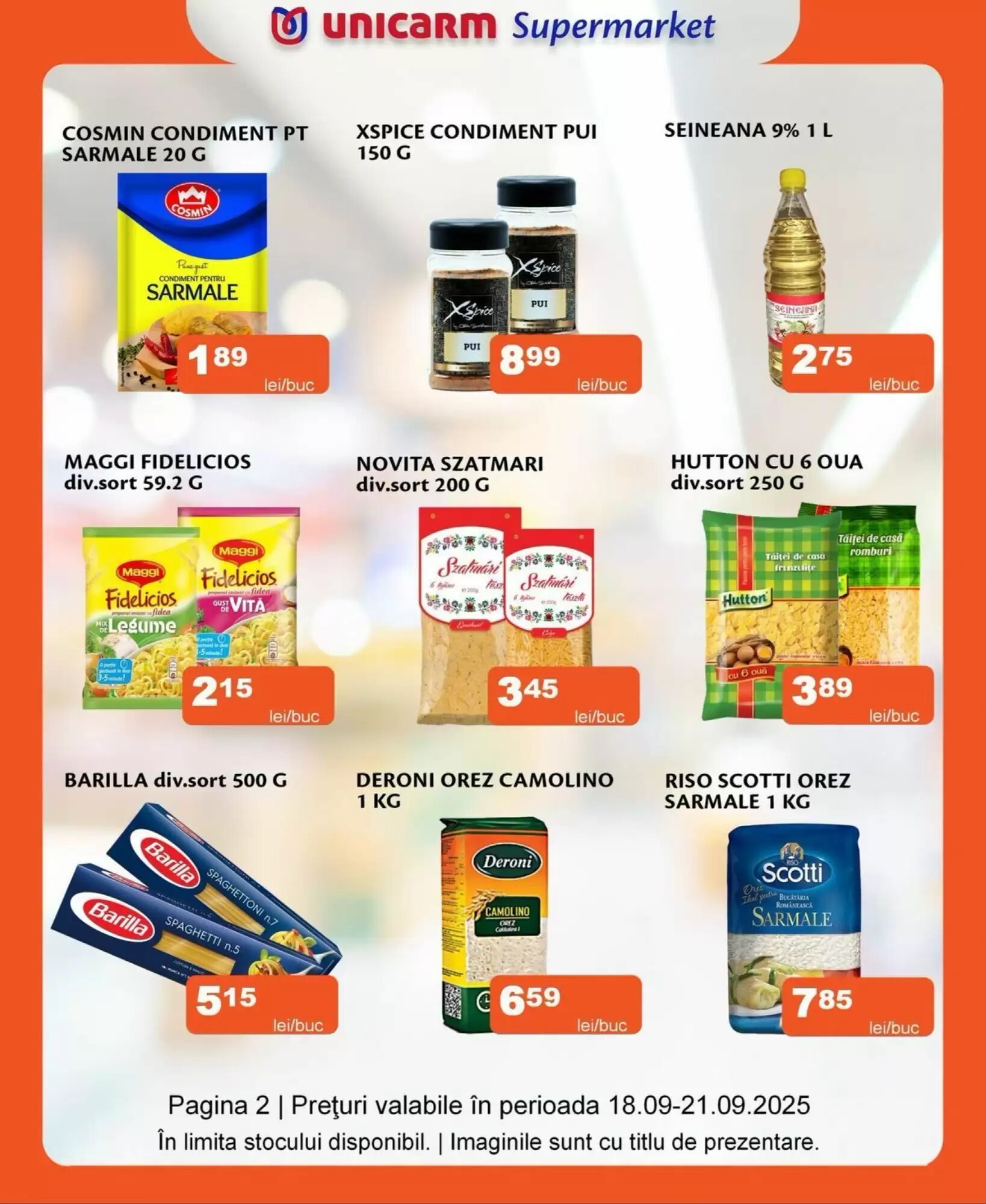 Catalogul cu oferte Unicarm valabil de la 30.07.2026 - Pagina 2.