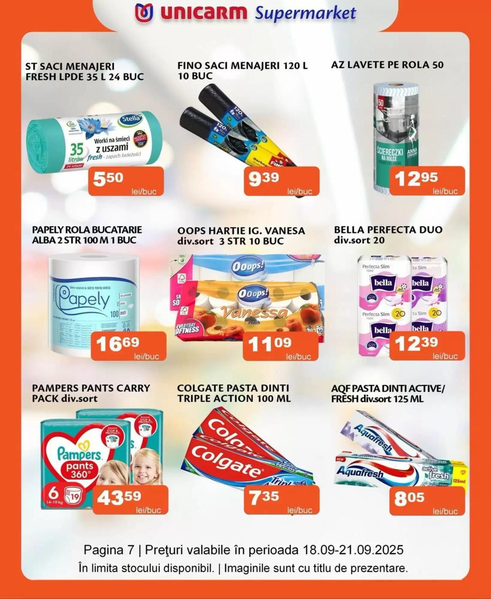 Catalogul cu oferte Unicarm valabil de la 30.07.2026 - Pagina 7.