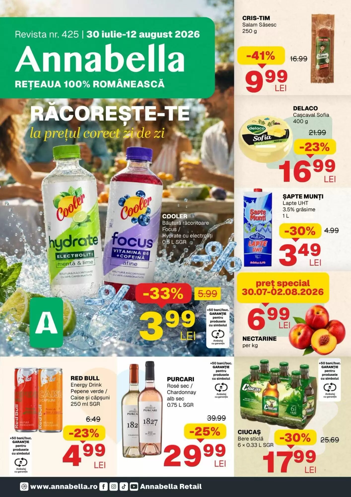 Catalogul cu oferte Annabella valabil de la 30.07.2026 - Pagina 1.
