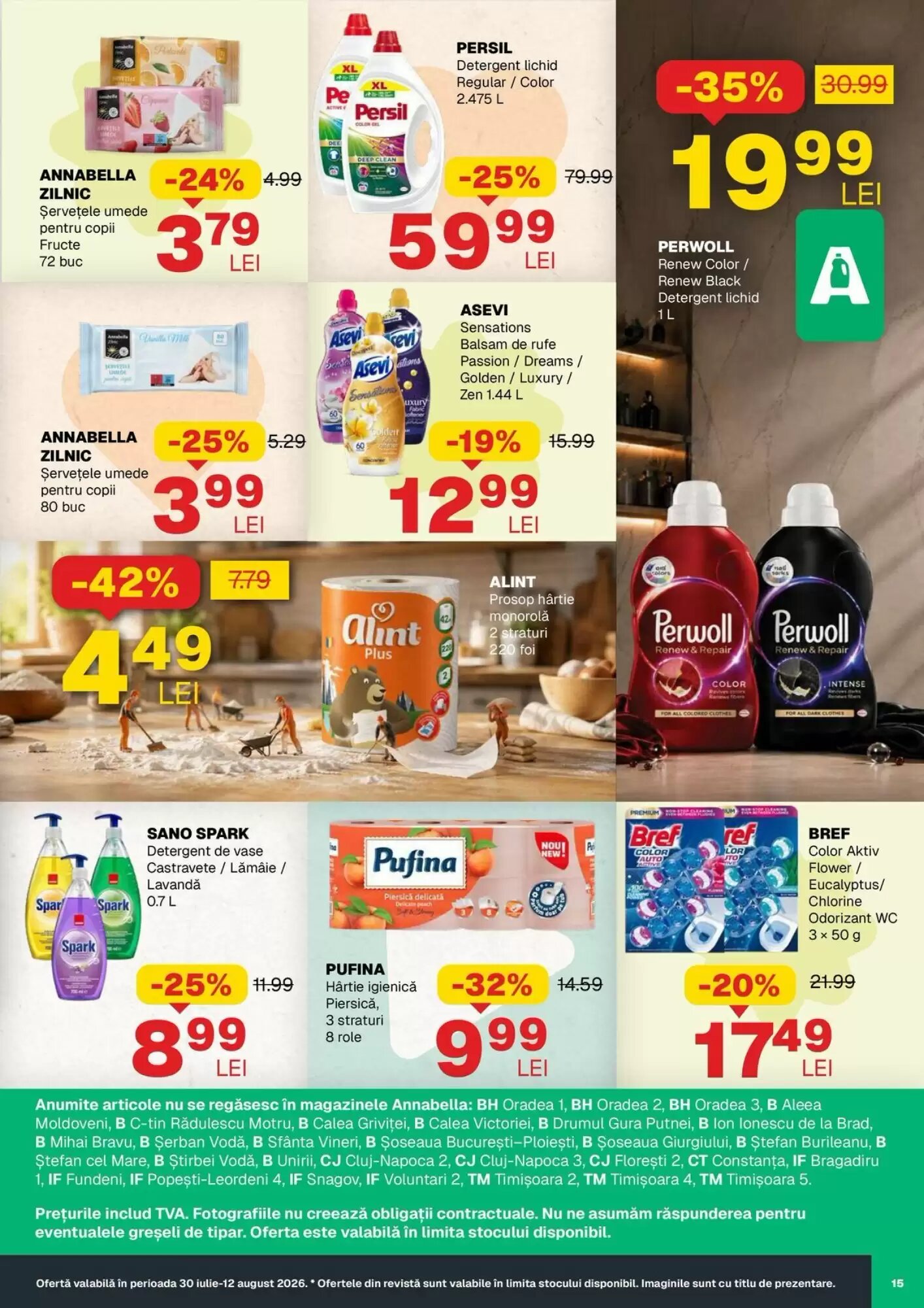 Catalogul cu oferte Annabella valabil de la 30.07.2026 - Pagina 15.