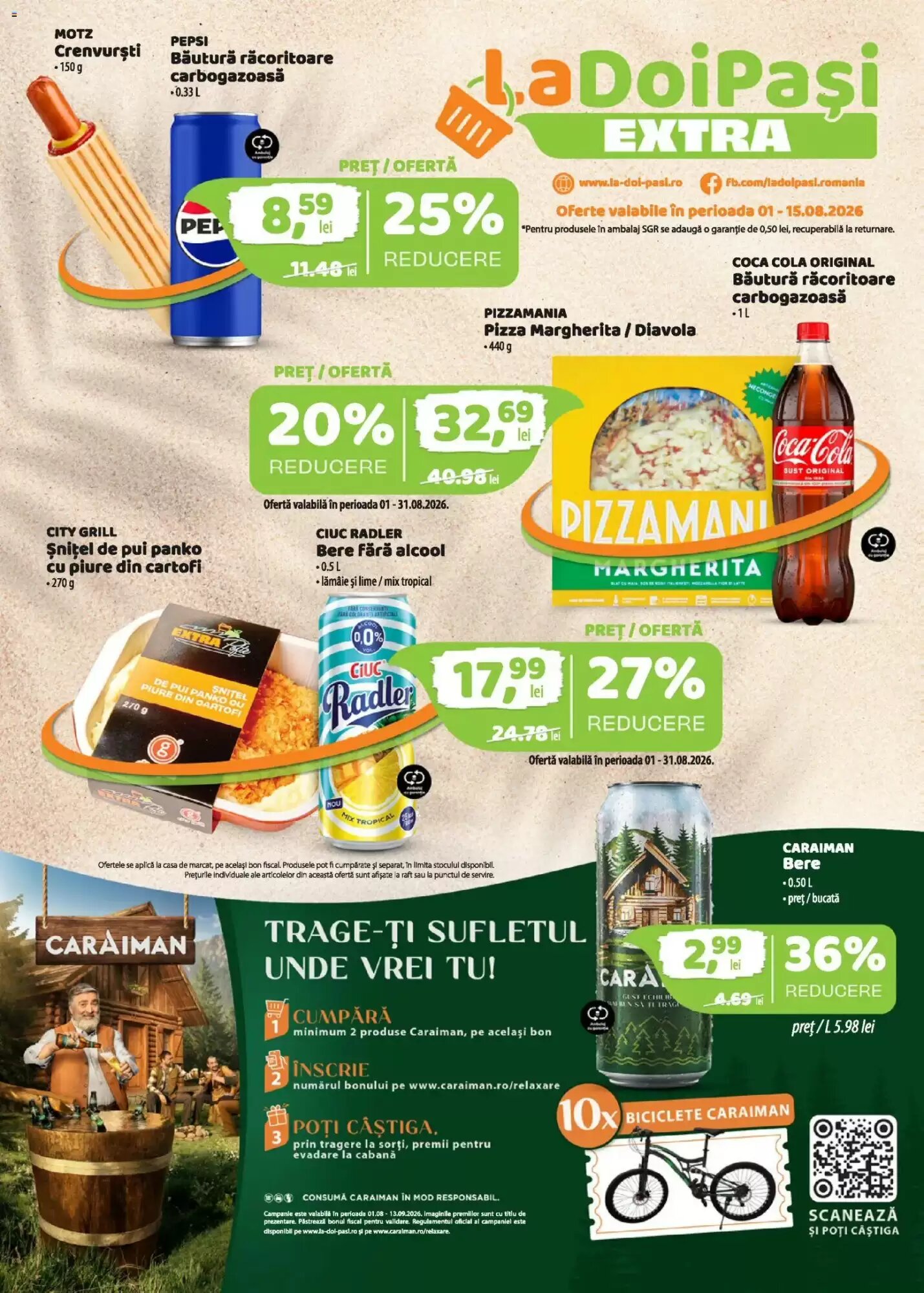 Catalogul cu oferte La Doi Pasi valabil de la 31.07.2026 - Pagina 1.