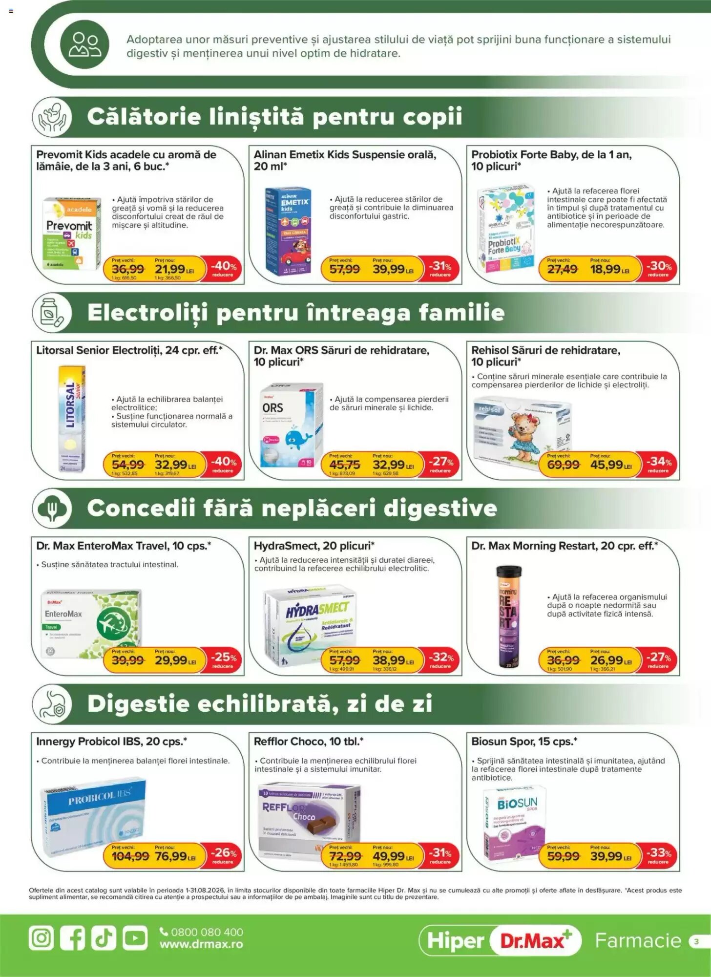 Catalogul cu oferte Dr.Max valabil de la 31.07.2026 - Pagina 3.