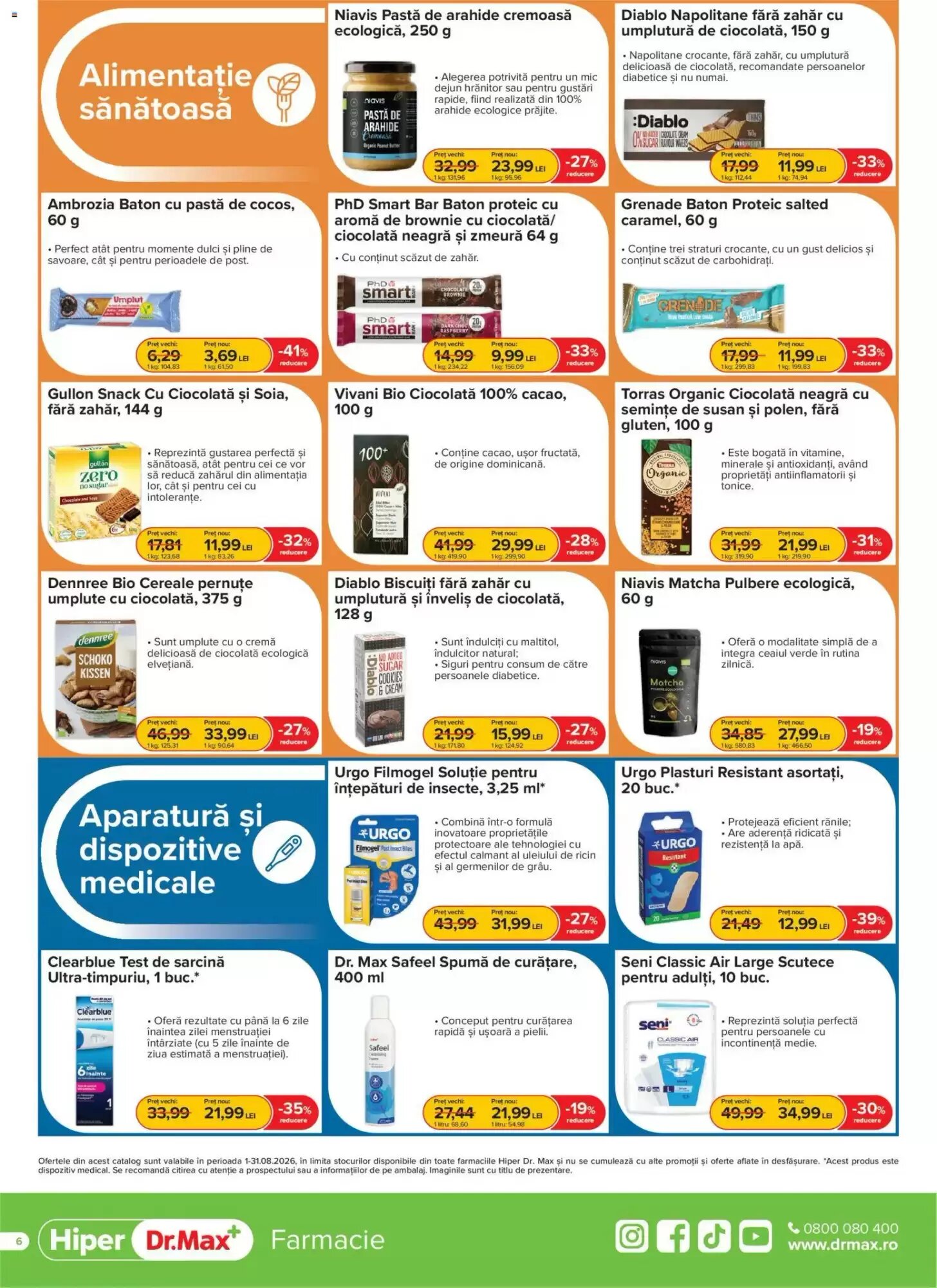 Catalogul cu oferte Dr.Max valabil de la 31.07.2026 - Pagina 6.