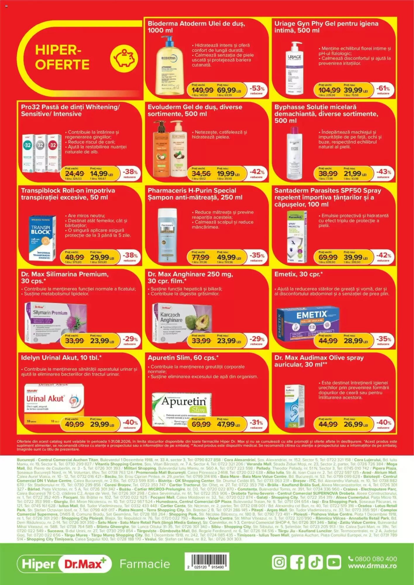 Catalogul cu oferte Dr.Max valabil de la 31.07.2026 - Pagina 8.