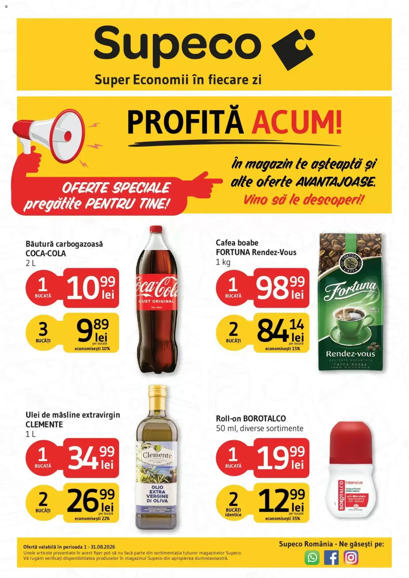 Catalogul cu oferte Supeco valabil de la 31.07.2026 - Pagina 1.