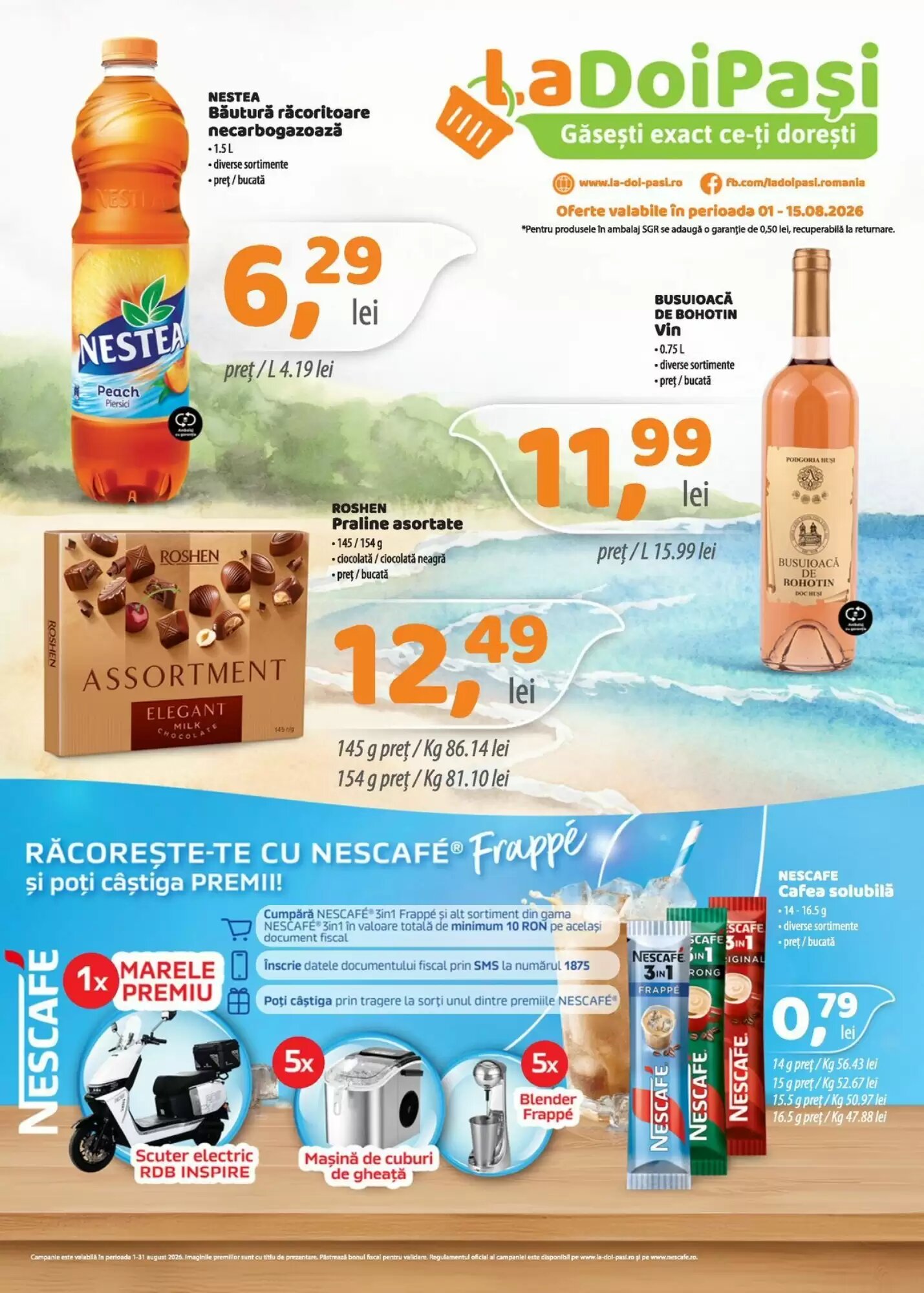 Catalogul cu oferte La Doi Pasi valabil de la 01.08.2026 - Pagina 1.
