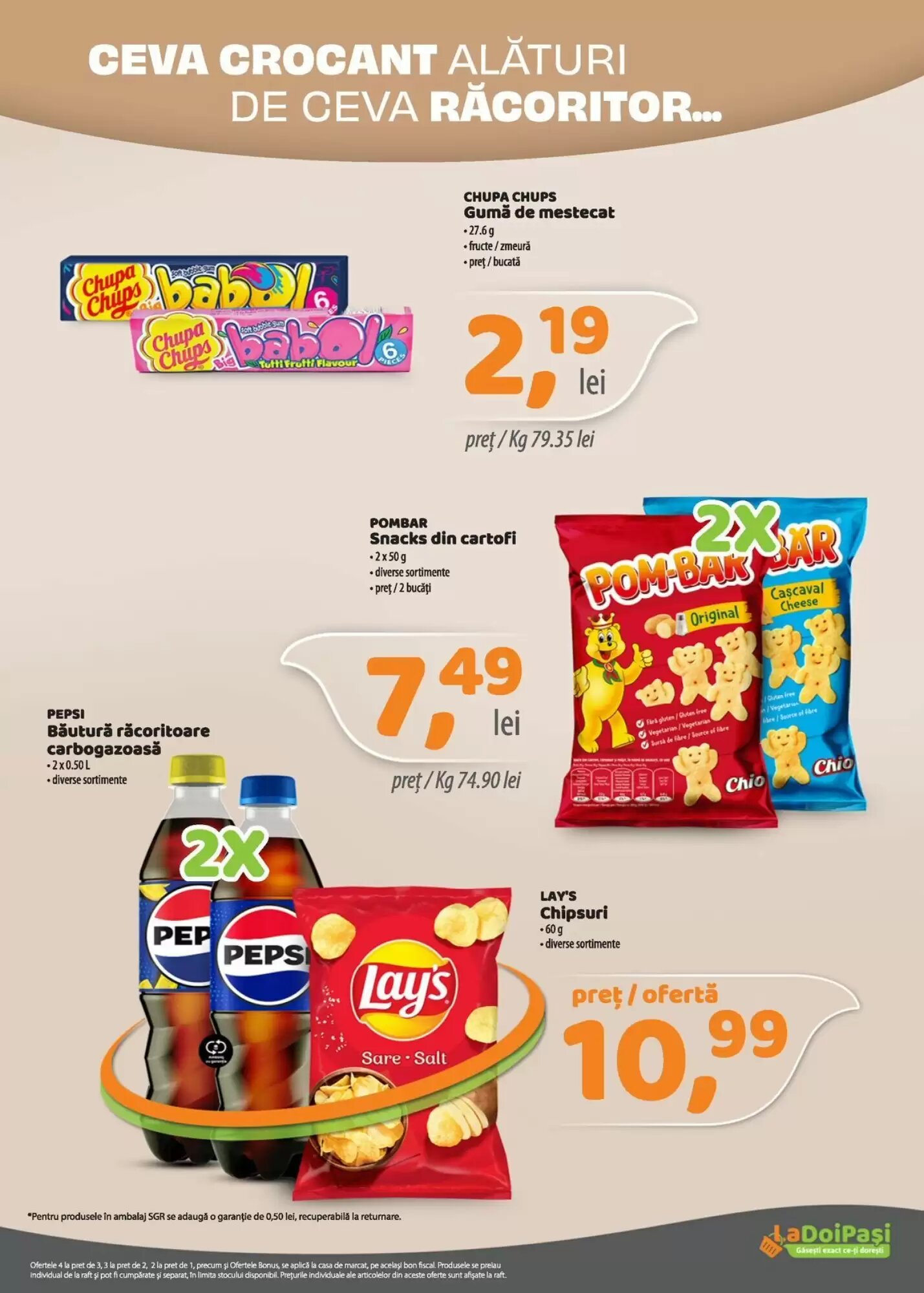 Catalogul cu oferte La Doi Pasi valabil de la 01.08.2026 - Pagina 7.