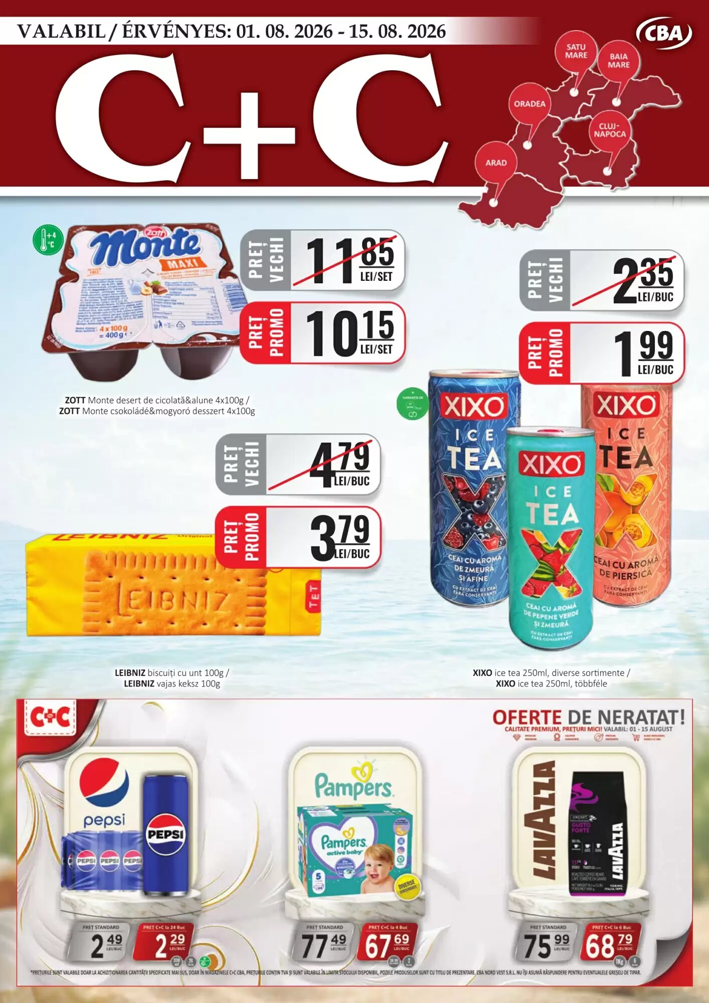 Catalogul cu oferte CBA valabil de la 01.08.2026 - Pagina 1.