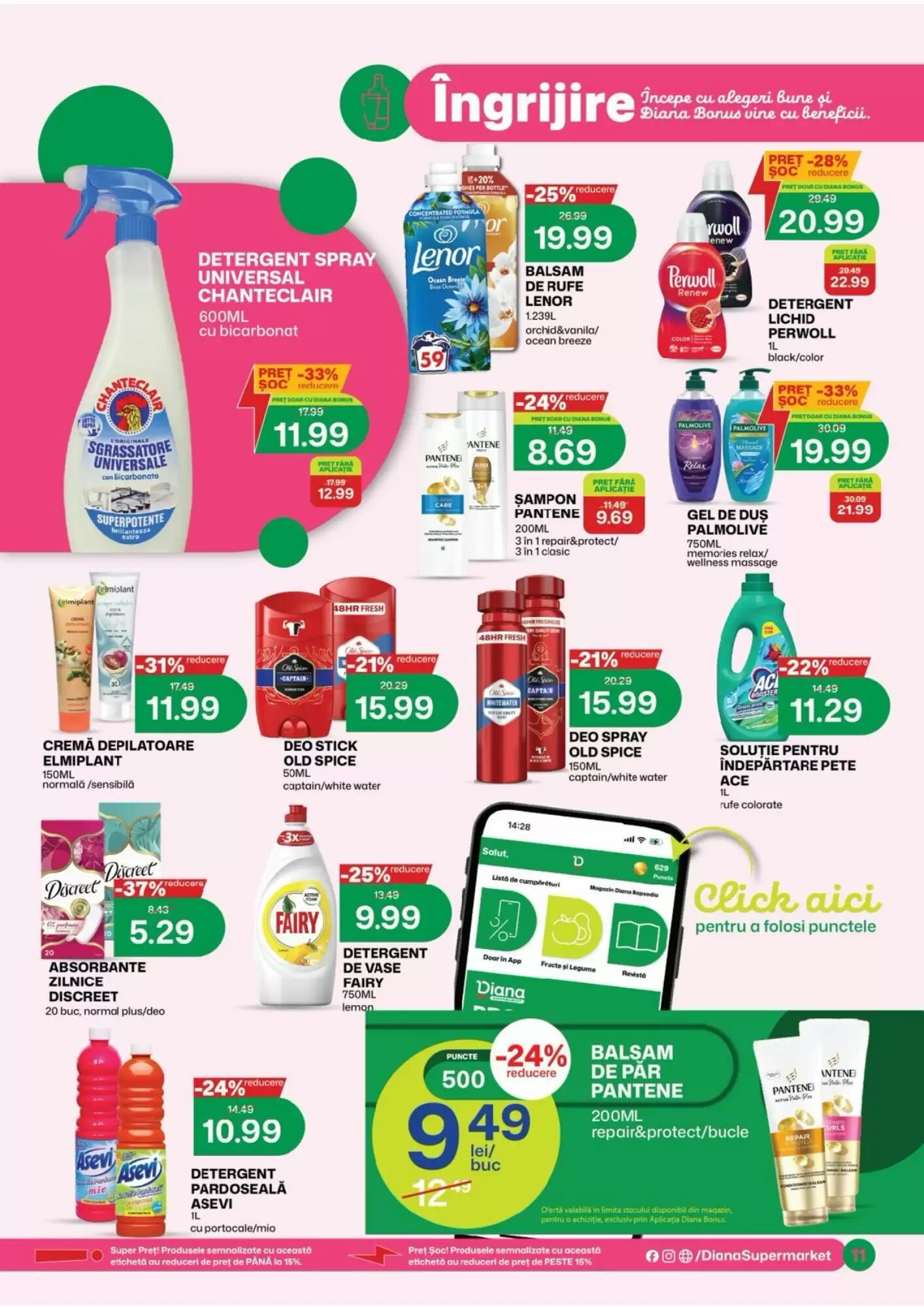 Catalogul cu oferte Diana Supermarket valabil de la 01.08.2026 - Pagina 11.
