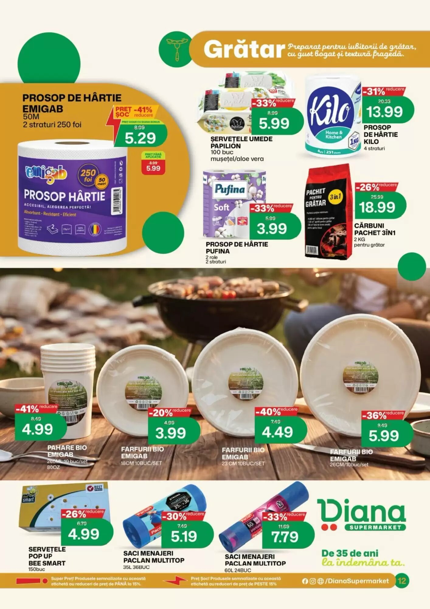 Catalogul cu oferte Diana Supermarket valabil de la 01.08.2026 - Pagina 12.