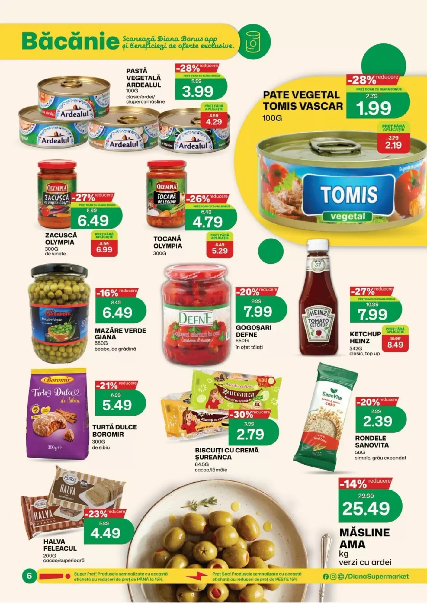 Catalogul cu oferte Diana Supermarket valabil de la 01.08.2026 - Pagina 6.