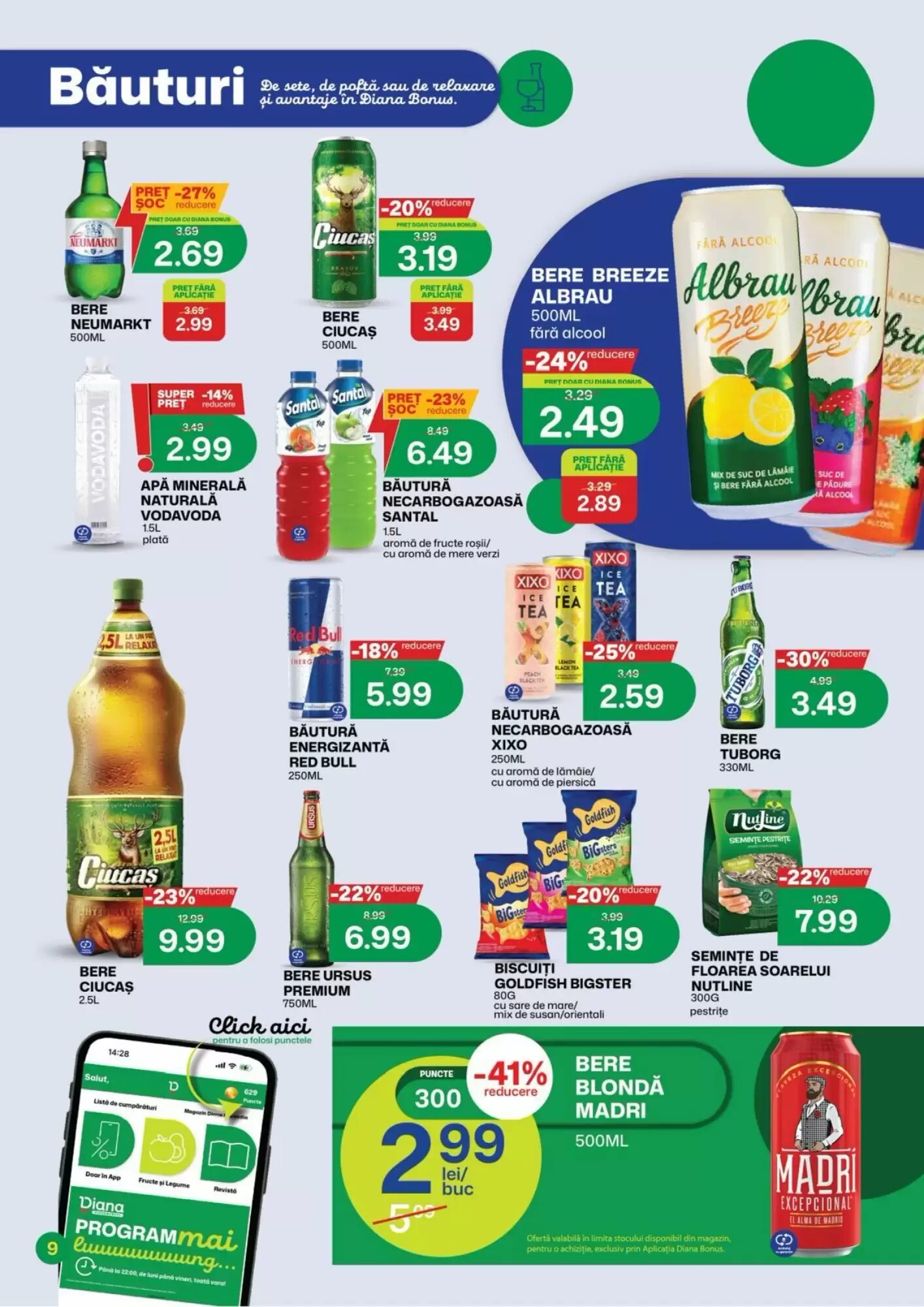 Catalogul cu oferte Diana Supermarket valabil de la 01.08.2026 - Pagina 9.