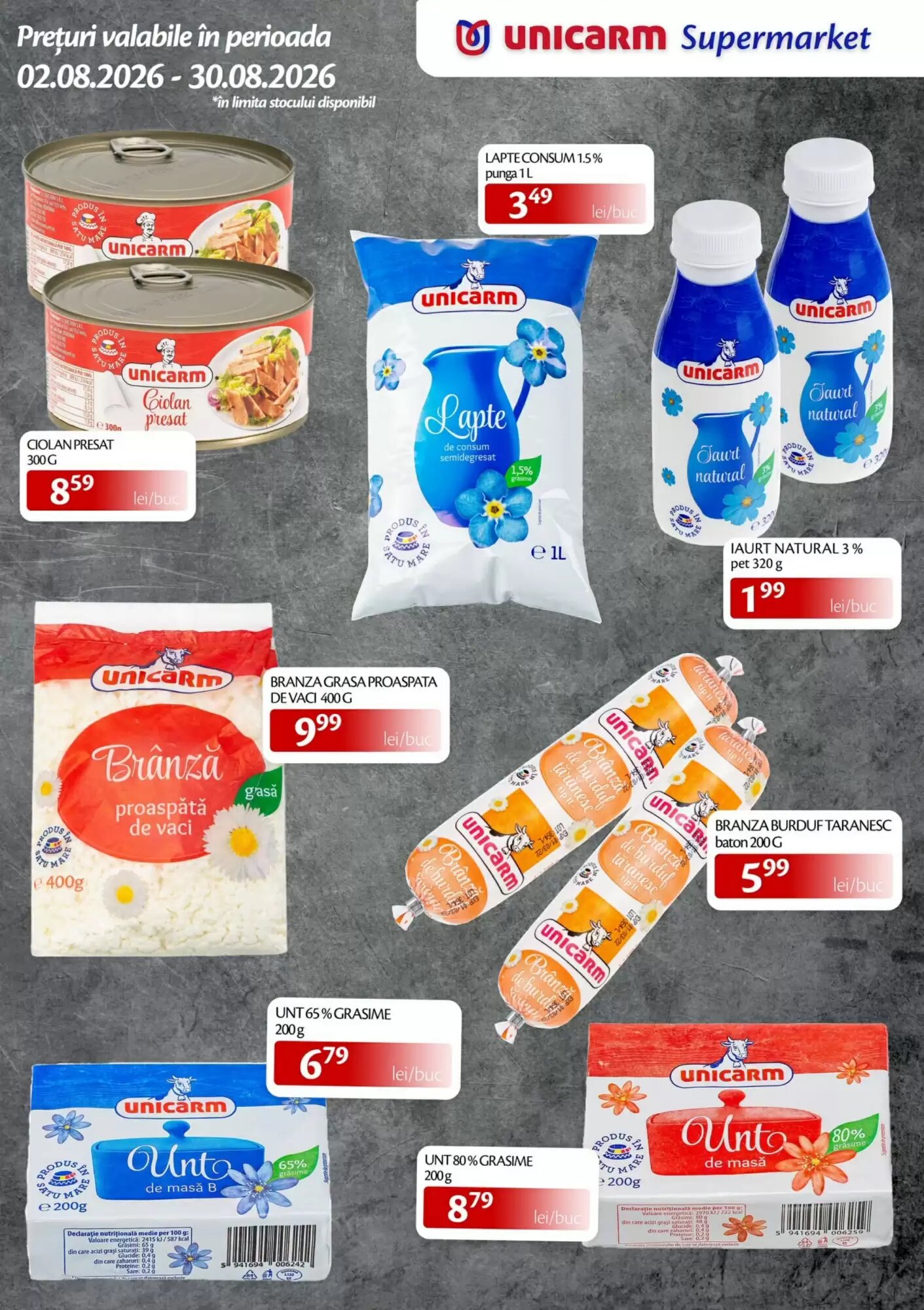 Catalogul cu oferte Unicarm valabil de la 02.08.2026 - Pagina 3.