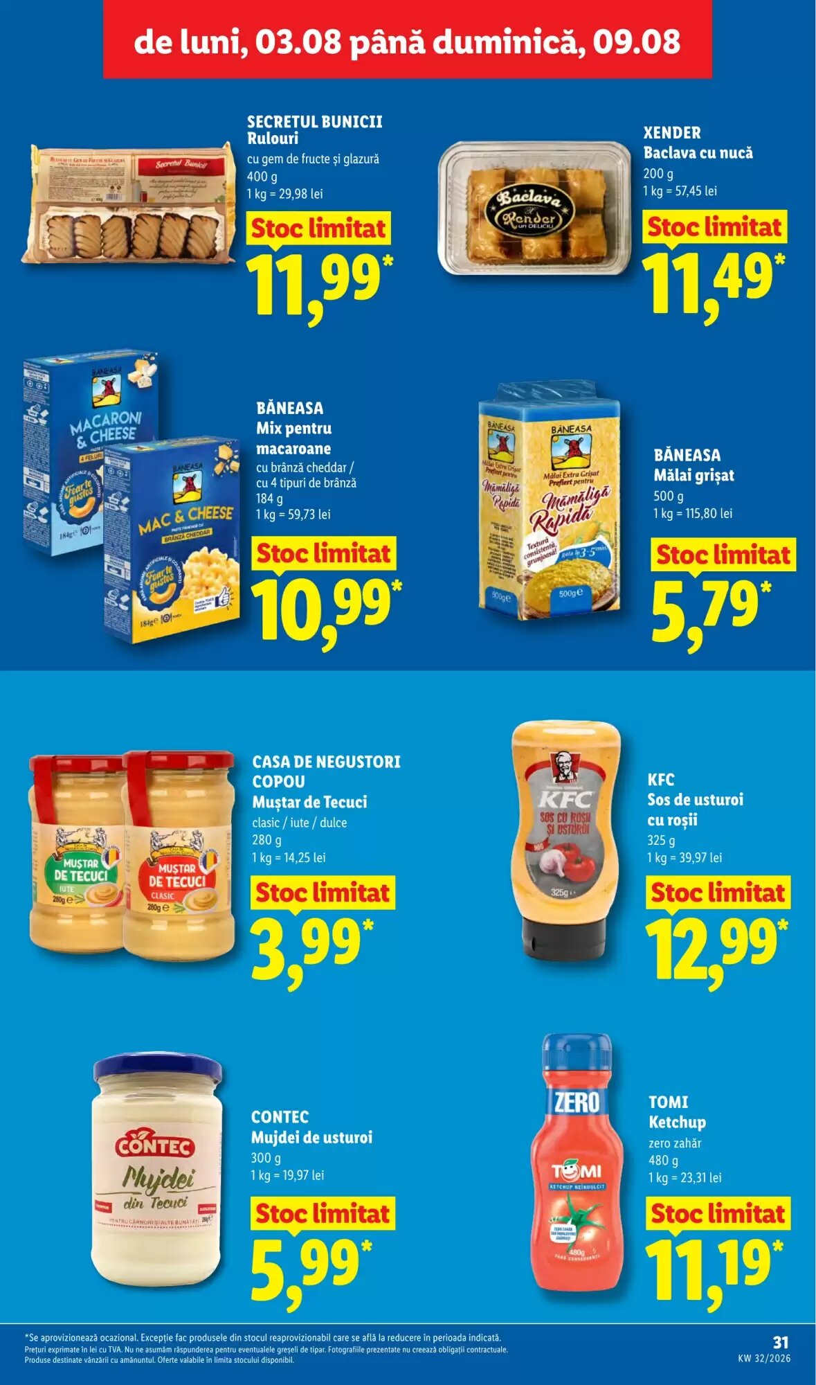 Catalogul cu oferte Lidl valabil de la 03.08.2026 - Pagina 31.