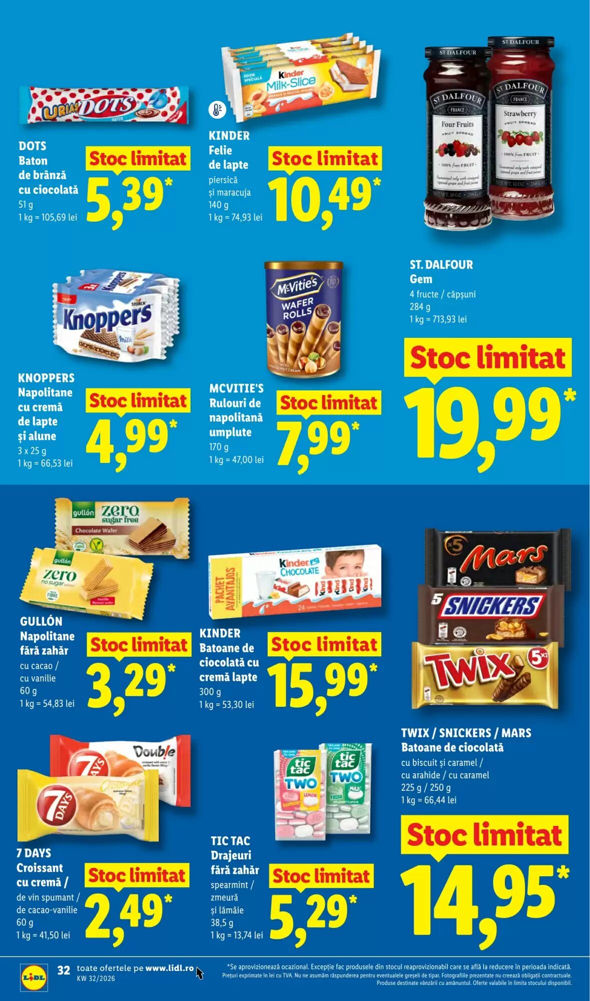 Catalogul cu oferte Lidl valabil de la 03.08.2026 - Pagina 32.