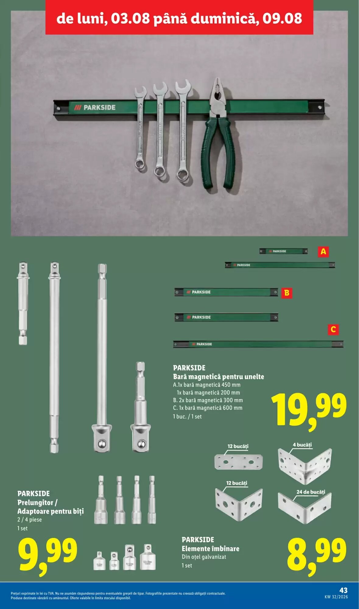 Catalogul cu oferte Lidl valabil de la 03.08.2026 - Pagina 43.