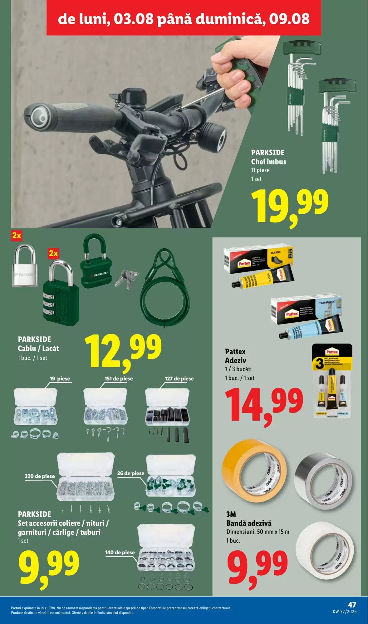 Catalogul cu oferte Lidl valabil de la 03.08.2026 - Pagina 47.