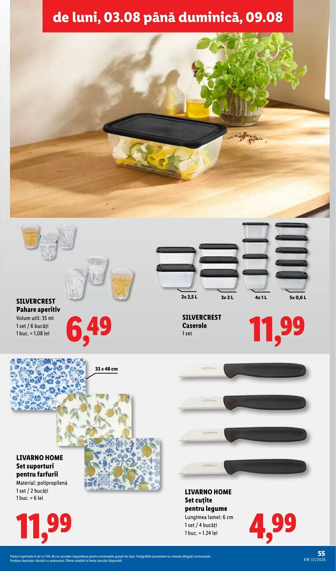 Catalogul cu oferte Lidl valabil de la 03.08.2026 - Pagina 55.