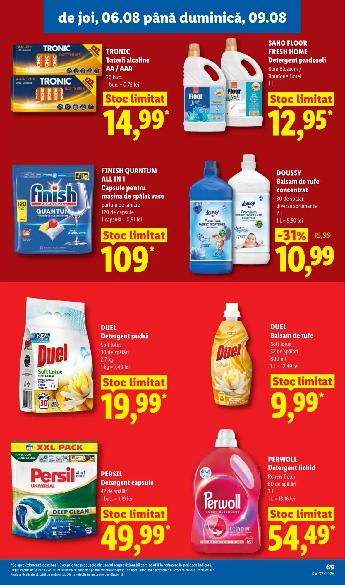 Catalogul cu oferte Lidl valabil de la 03.08.2026 - Pagina 67.