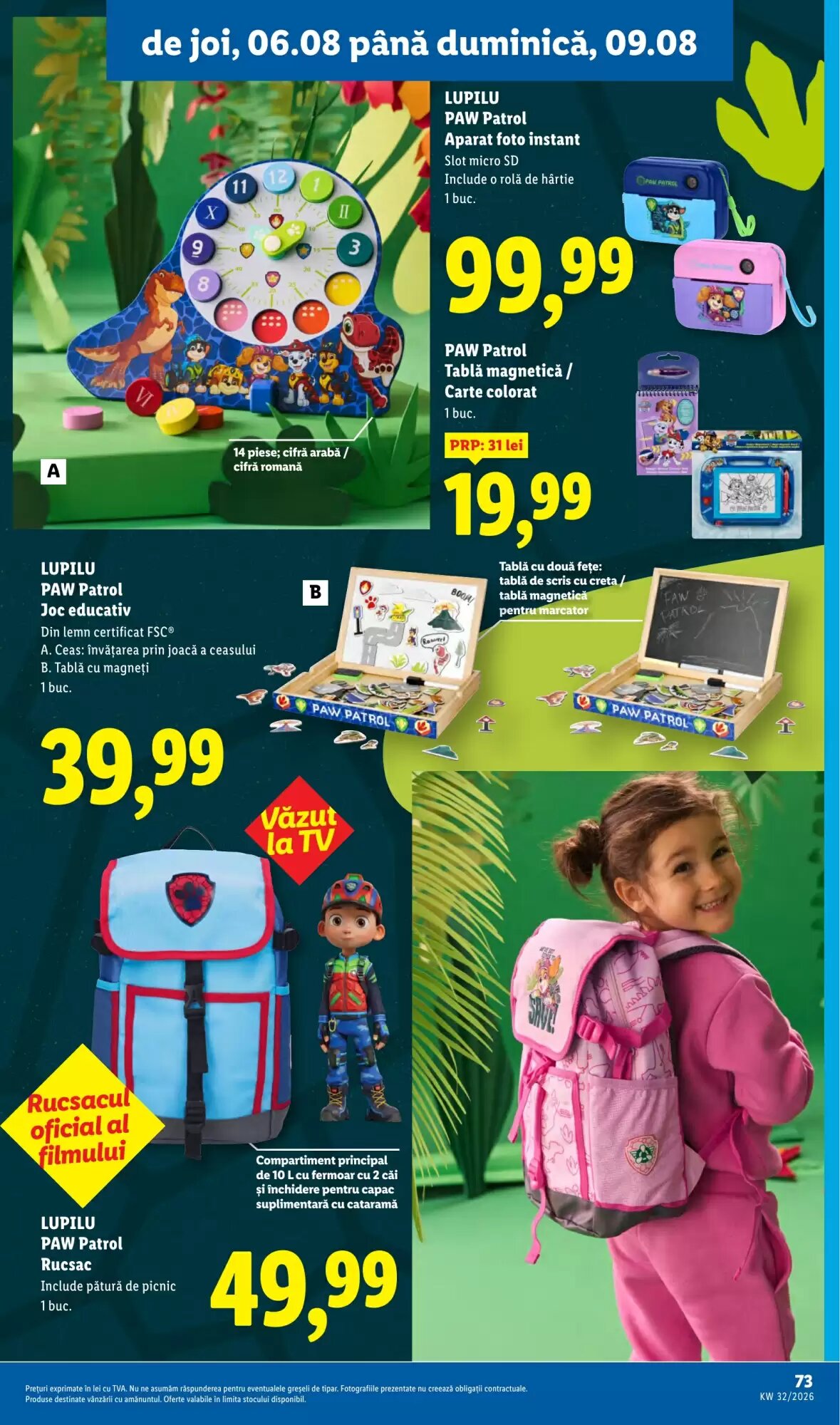 Catalogul cu oferte Lidl valabil de la 03.08.2026 - Pagina 73.