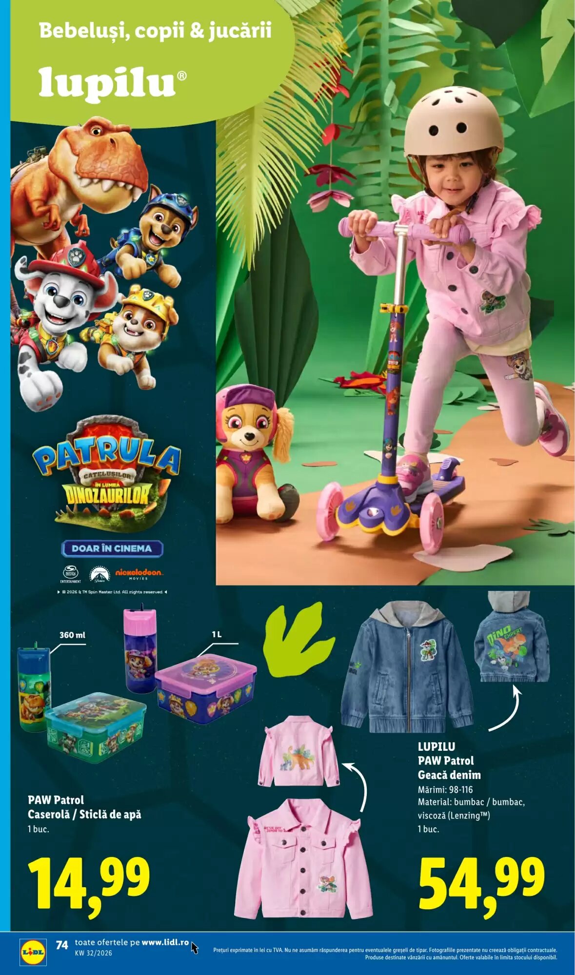 Catalogul cu oferte Lidl valabil de la 03.08.2026 - Pagina 74.