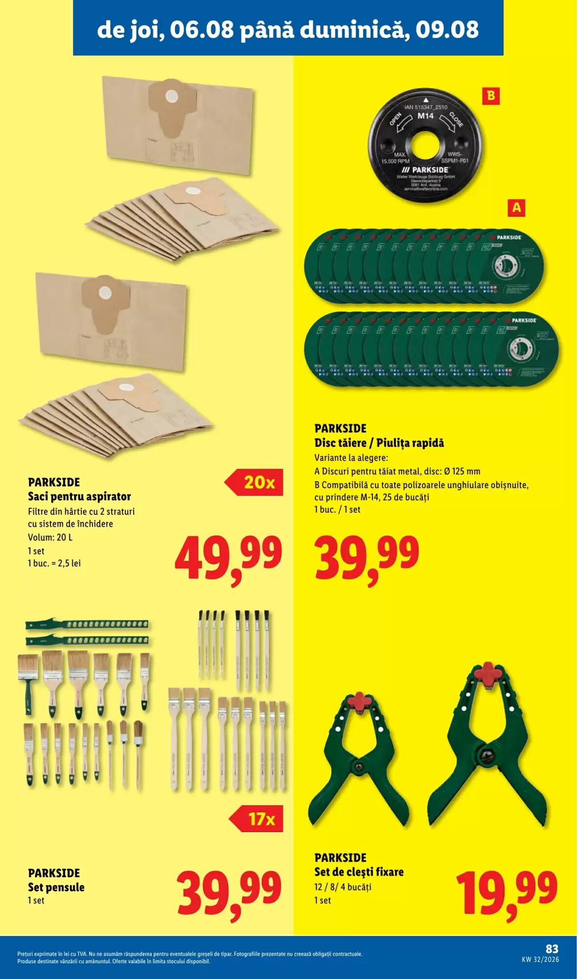 Catalogul cu oferte Lidl valabil de la 03.08.2026 - Pagina 83.
