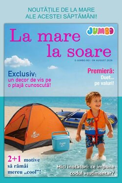 Catalogul cu oferte Jumbo valabil de la 04.08.2026