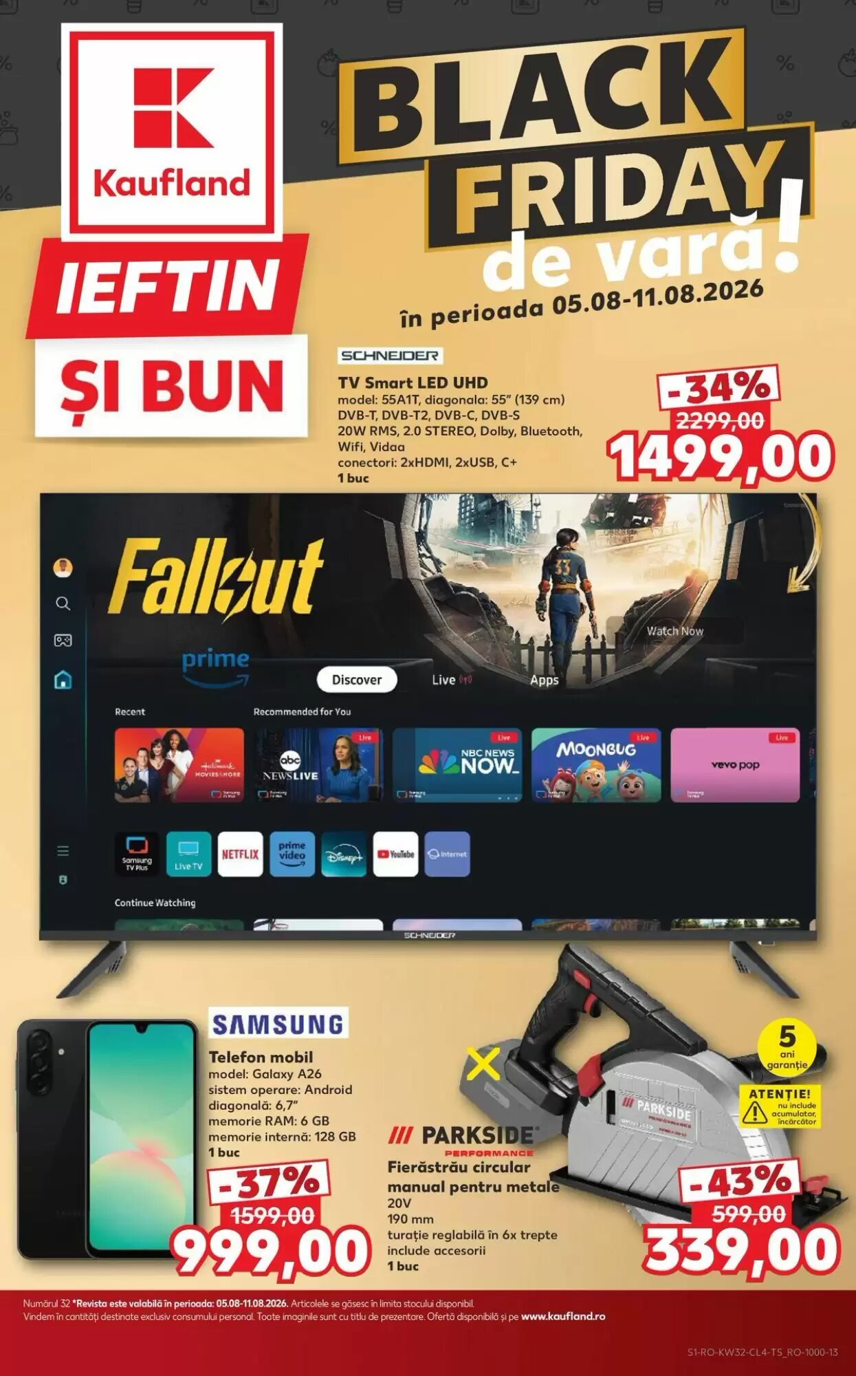 Catalogul cu oferte Kaufland valabil de la 05.08.2026 - Pagina 1.