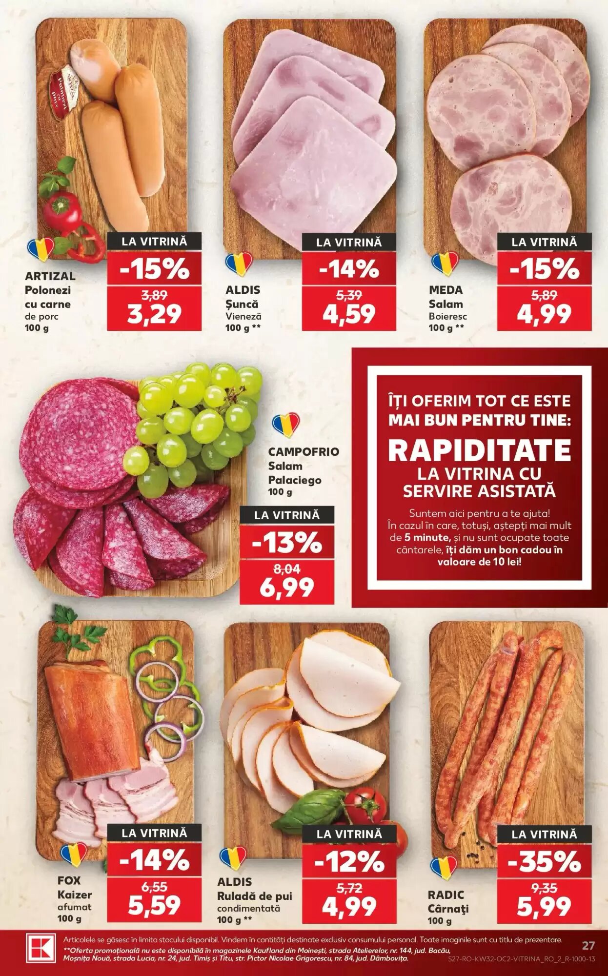 Catalogul cu oferte Kaufland valabil de la 05.08.2026 - Pagina 27.