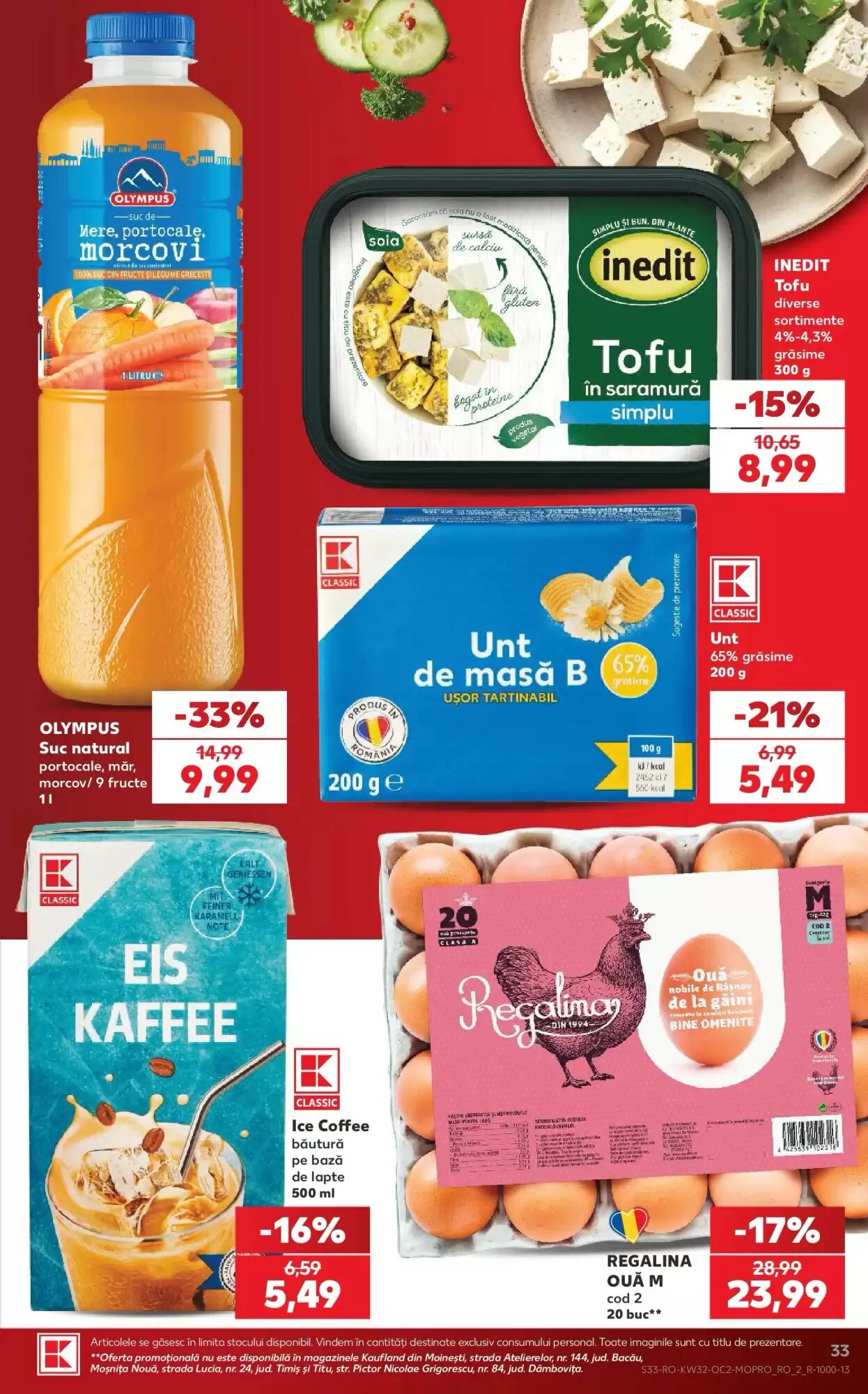 Catalogul cu oferte Kaufland valabil de la 05.08.2026 - Pagina 33.