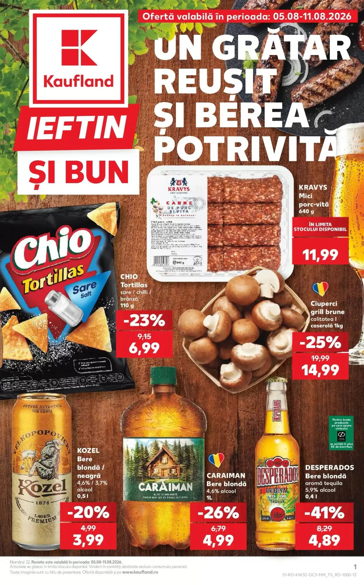 Catalogul cu oferte Kaufland valabil de la 05.08.2026 - Pagina 1.