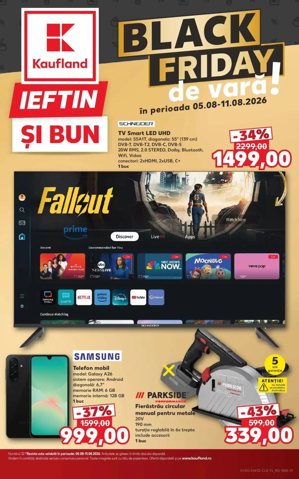 Catalogul cu oferte Kaufland valabil de la 05.08.2026 - Pagina 1.