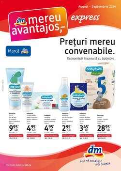 Catalogul cu oferte DM valabil de la 05.08.2026