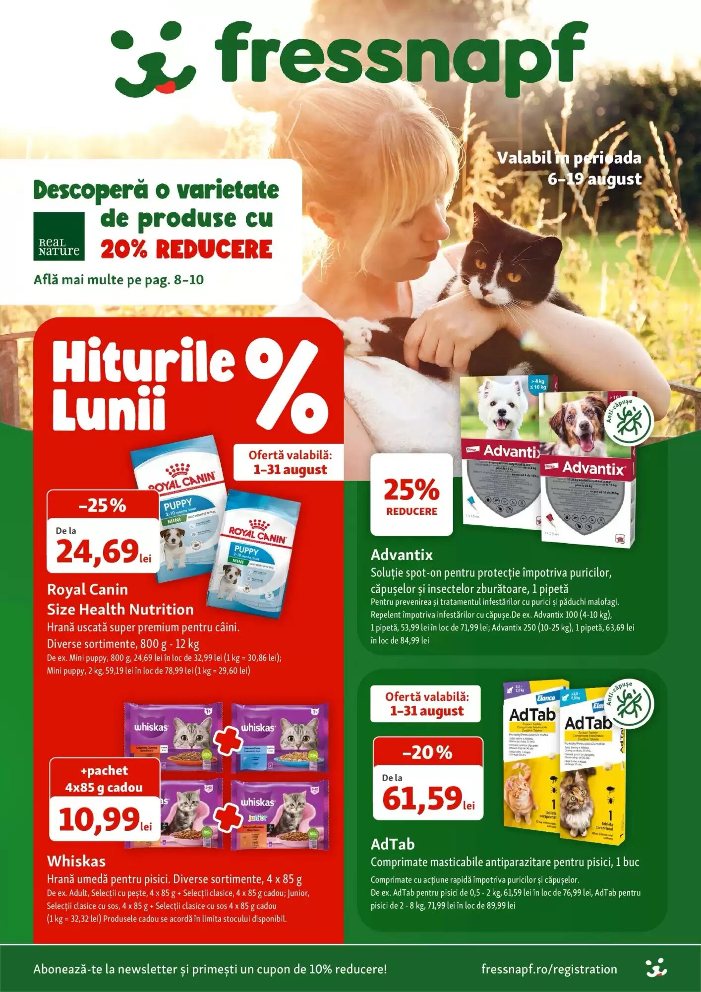Catalogul cu oferte Fressnapf valabil de la 05.08.2026 - Pagina 1.