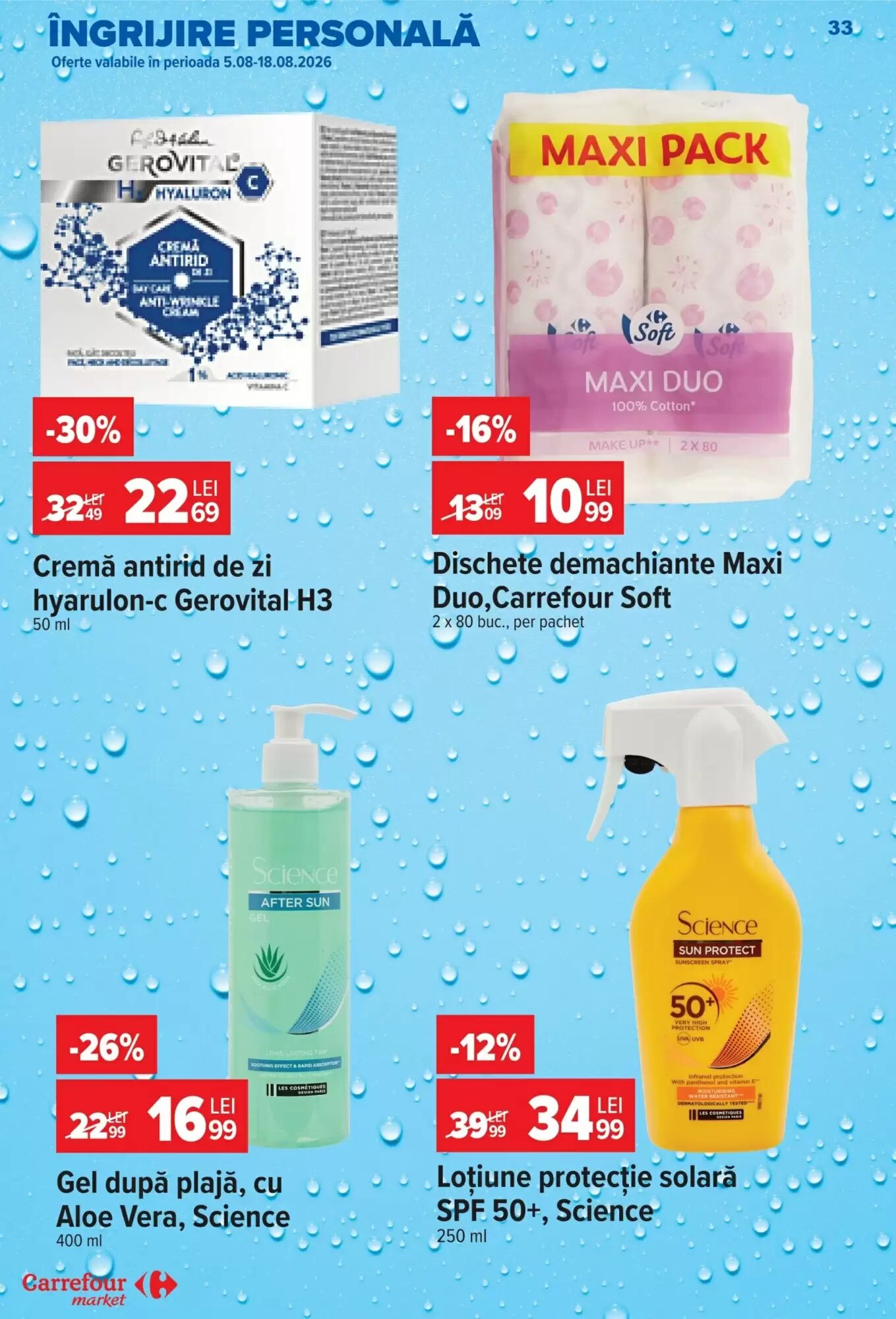 Catalogul cu oferte Carrefour Market valabil de la 05.08.2026 - Pagina 34.