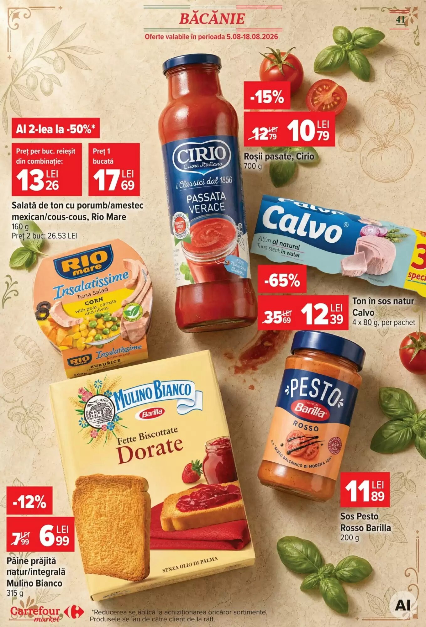 Catalogul cu oferte Carrefour Market valabil de la 05.08.2026 - Pagina 43.