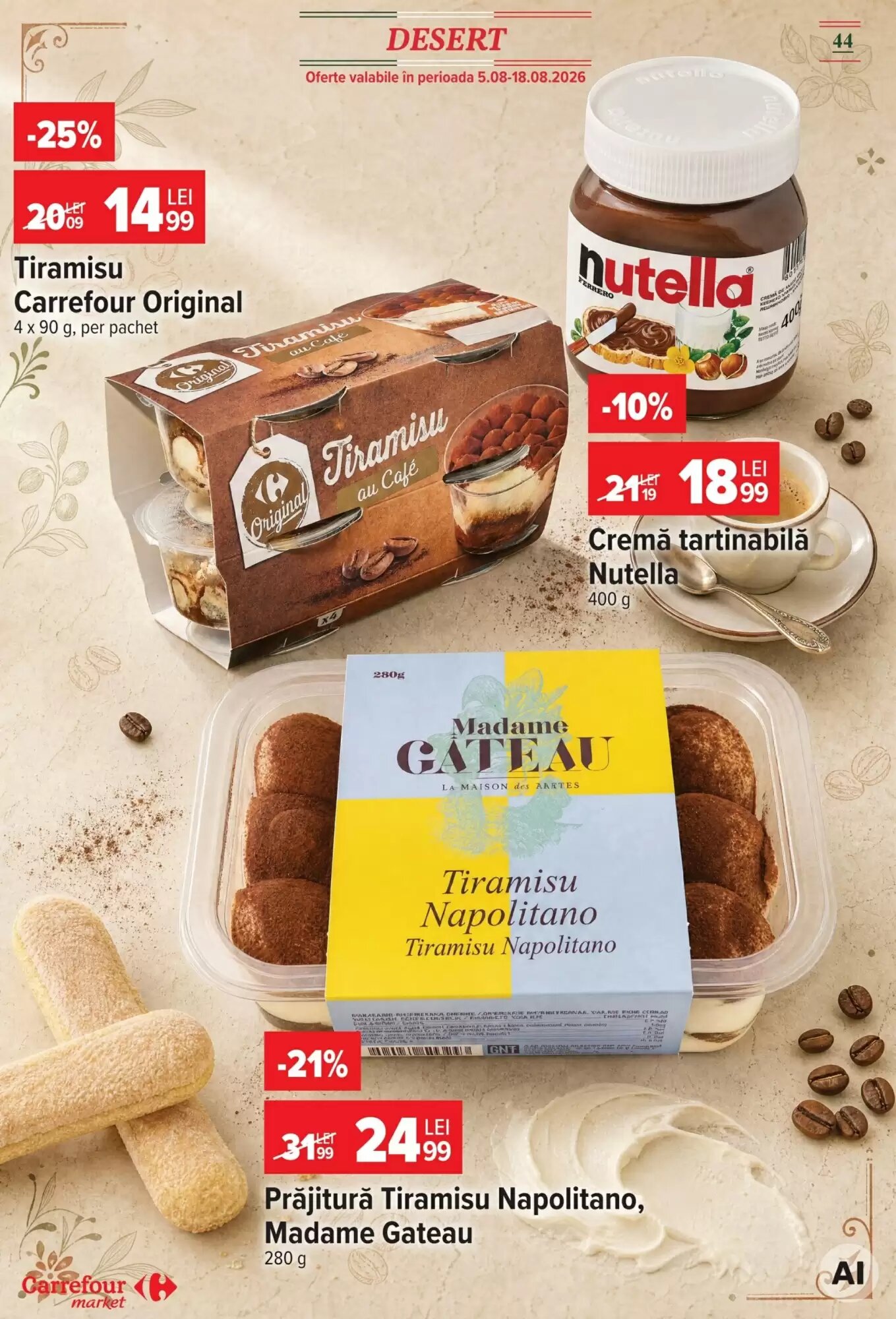 Catalogul cu oferte Carrefour Market valabil de la 05.08.2026 - Pagina 46.