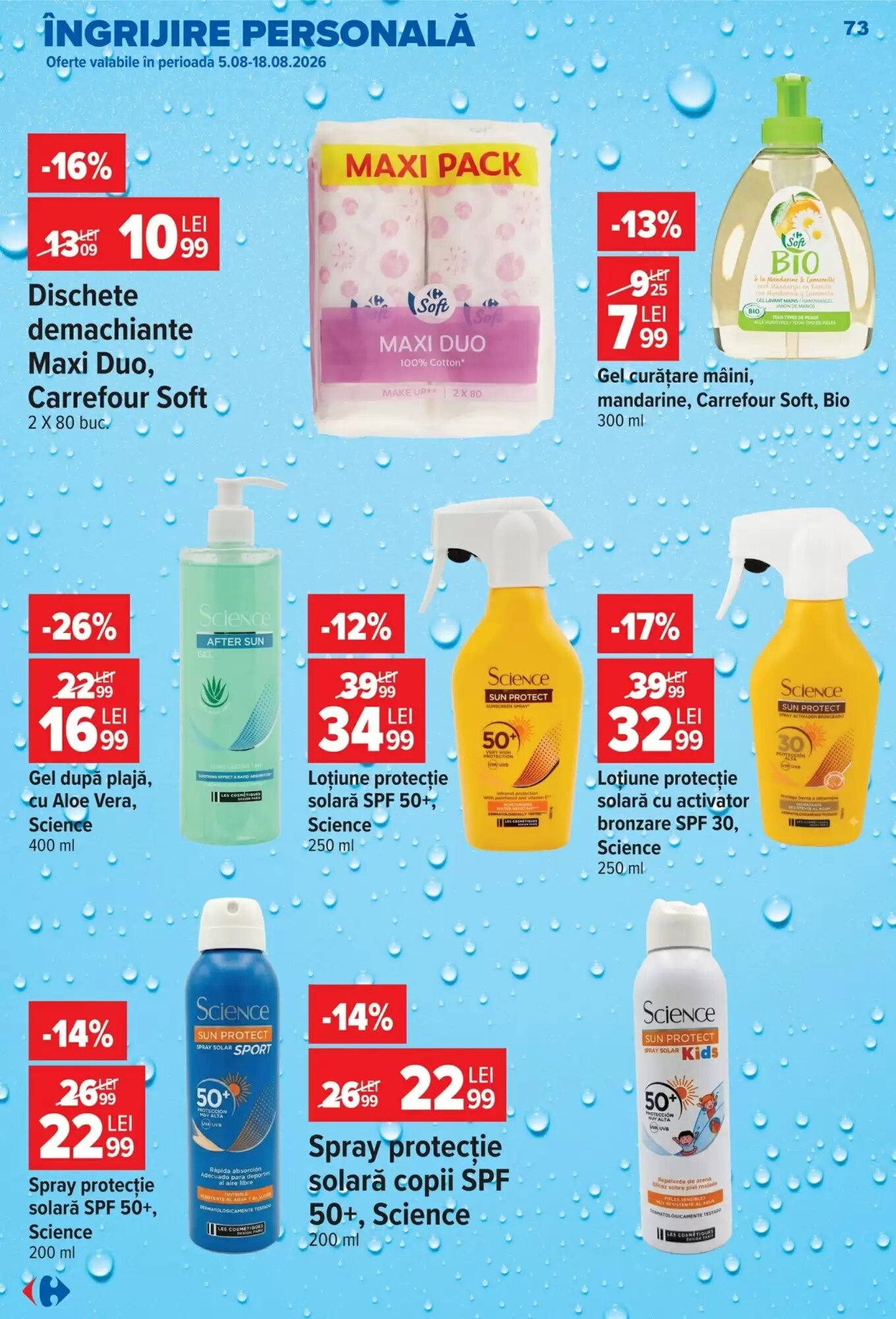 Catalogul cu oferte Carrefour valabil de la 05.08.2026 - Pagina 73.