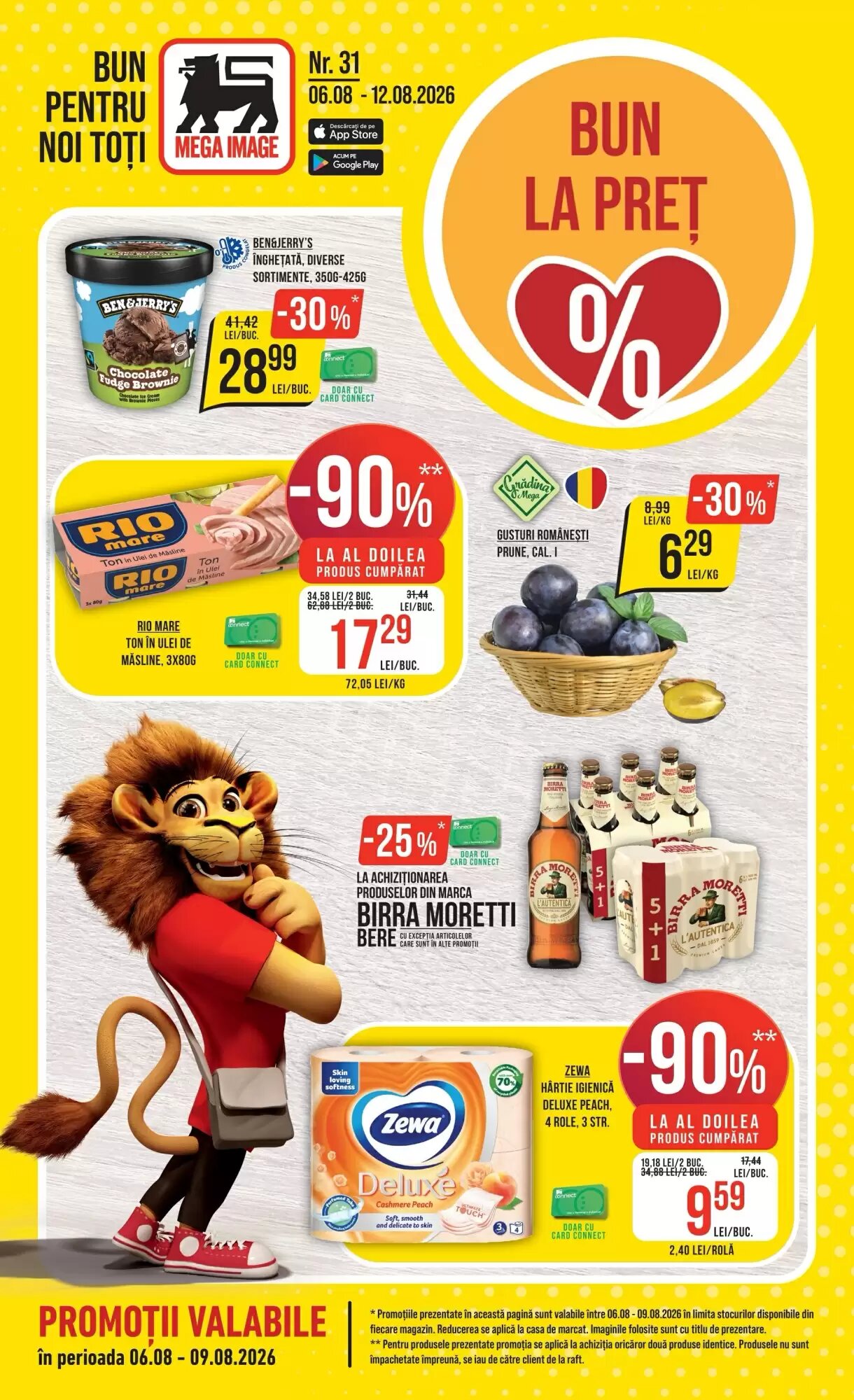 Catalogul cu oferte Mega Image valabil de la 06.08.2026 - Pagina 1.