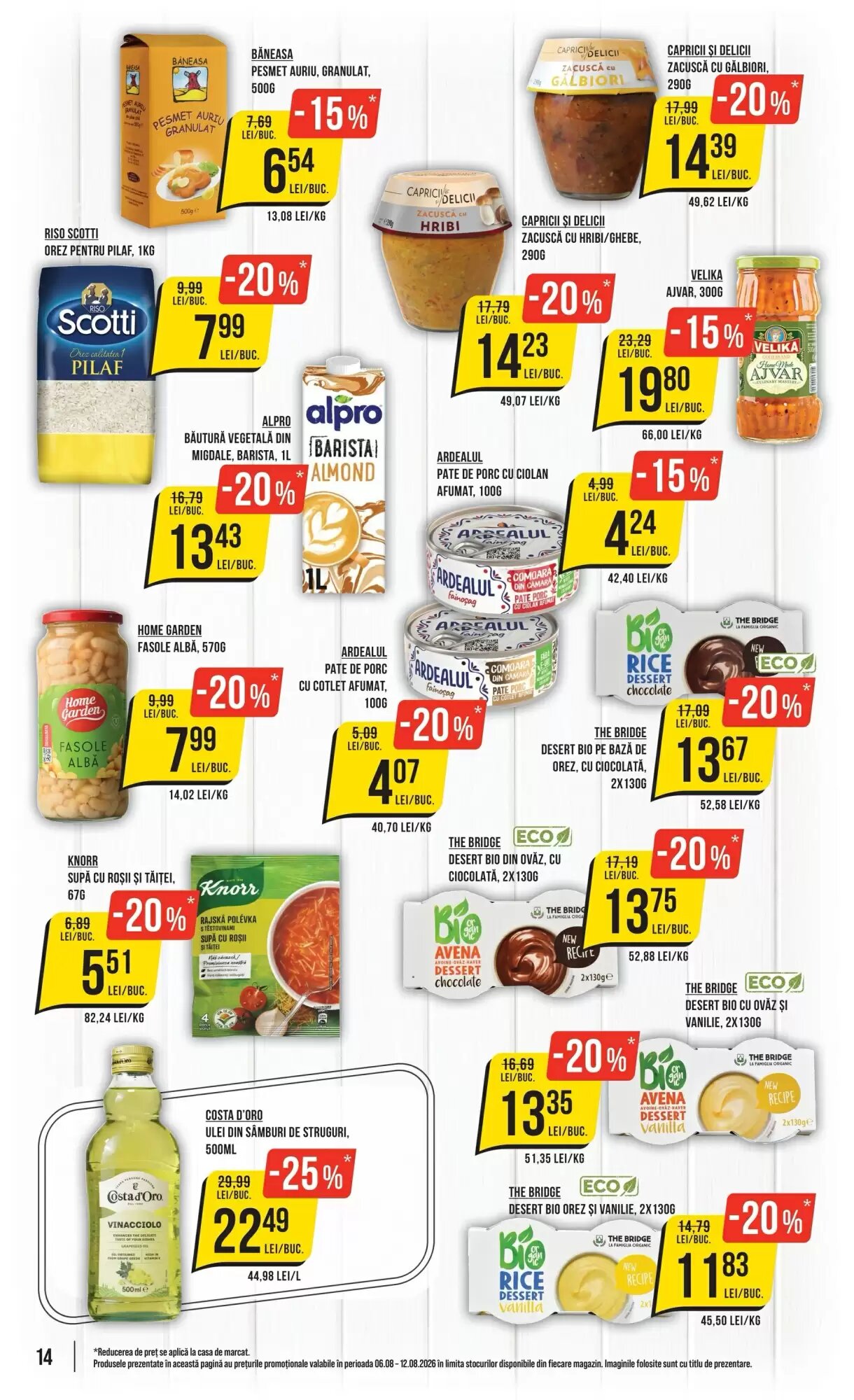 Catalogul cu oferte Mega Image valabil de la 06.08.2026 - Pagina 14.