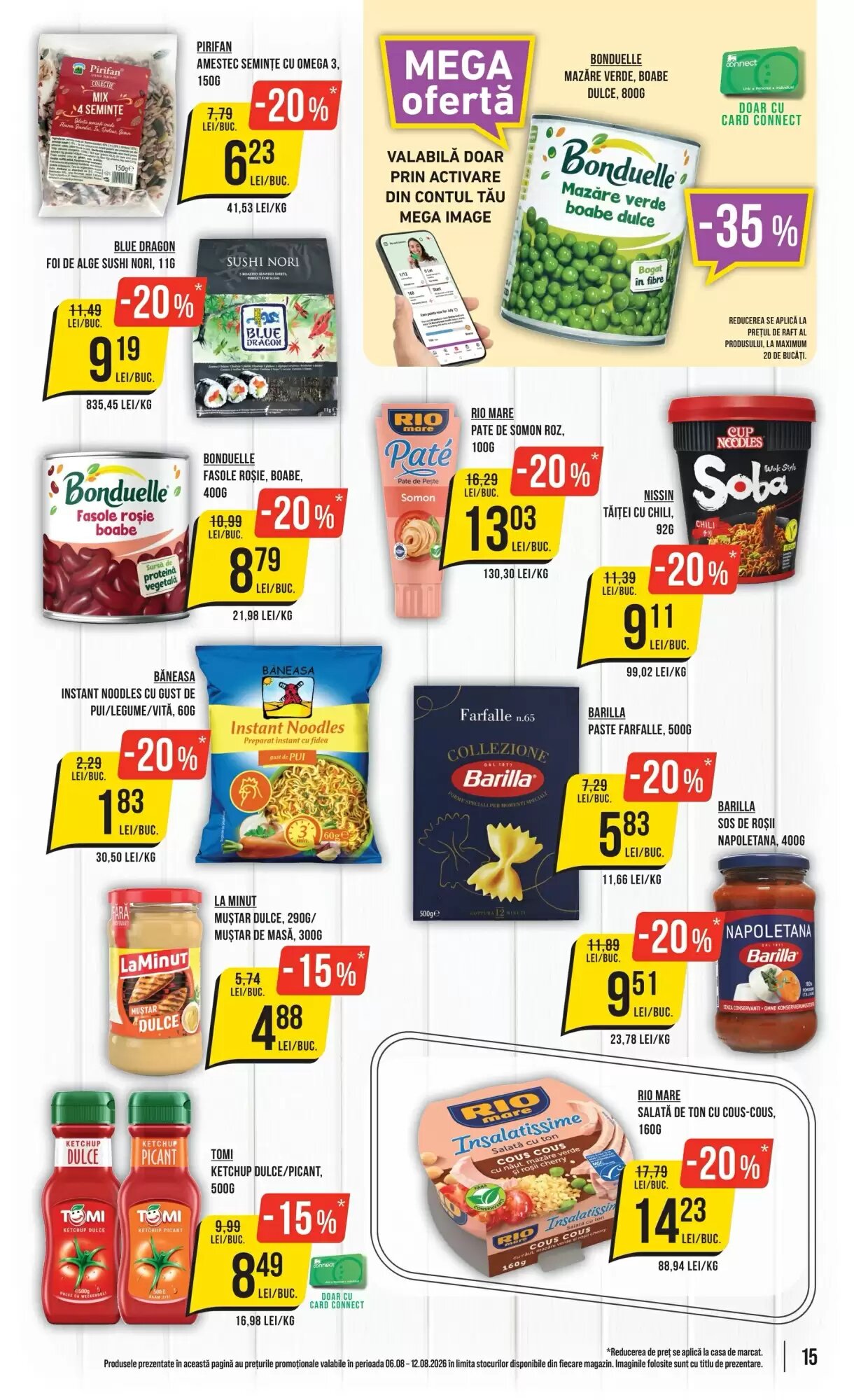 Catalogul cu oferte Mega Image valabil de la 06.08.2026 - Pagina 15.