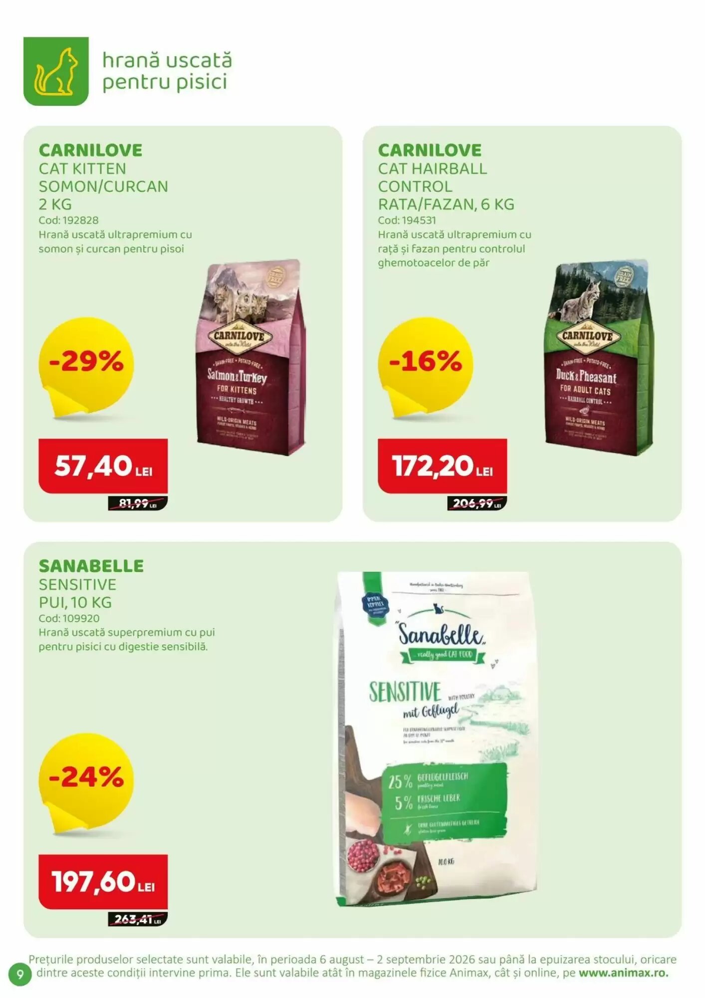 Catalogul cu oferte Animax valabil de la 06.08.2026 - Pagina 10.