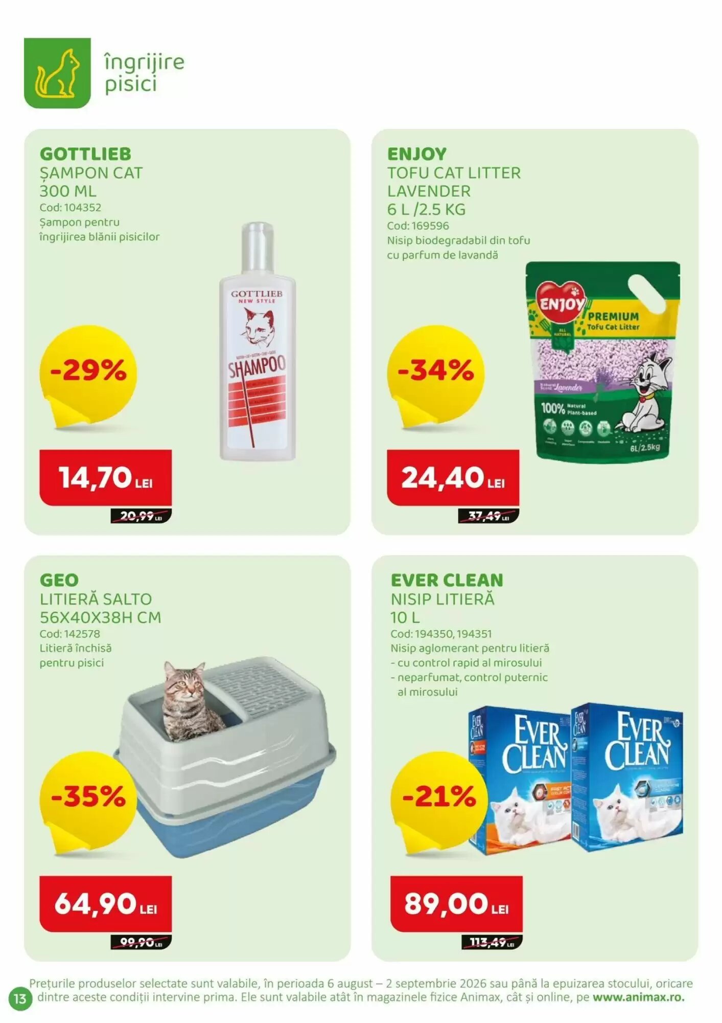 Catalogul cu oferte Animax valabil de la 06.08.2026 - Pagina 15.