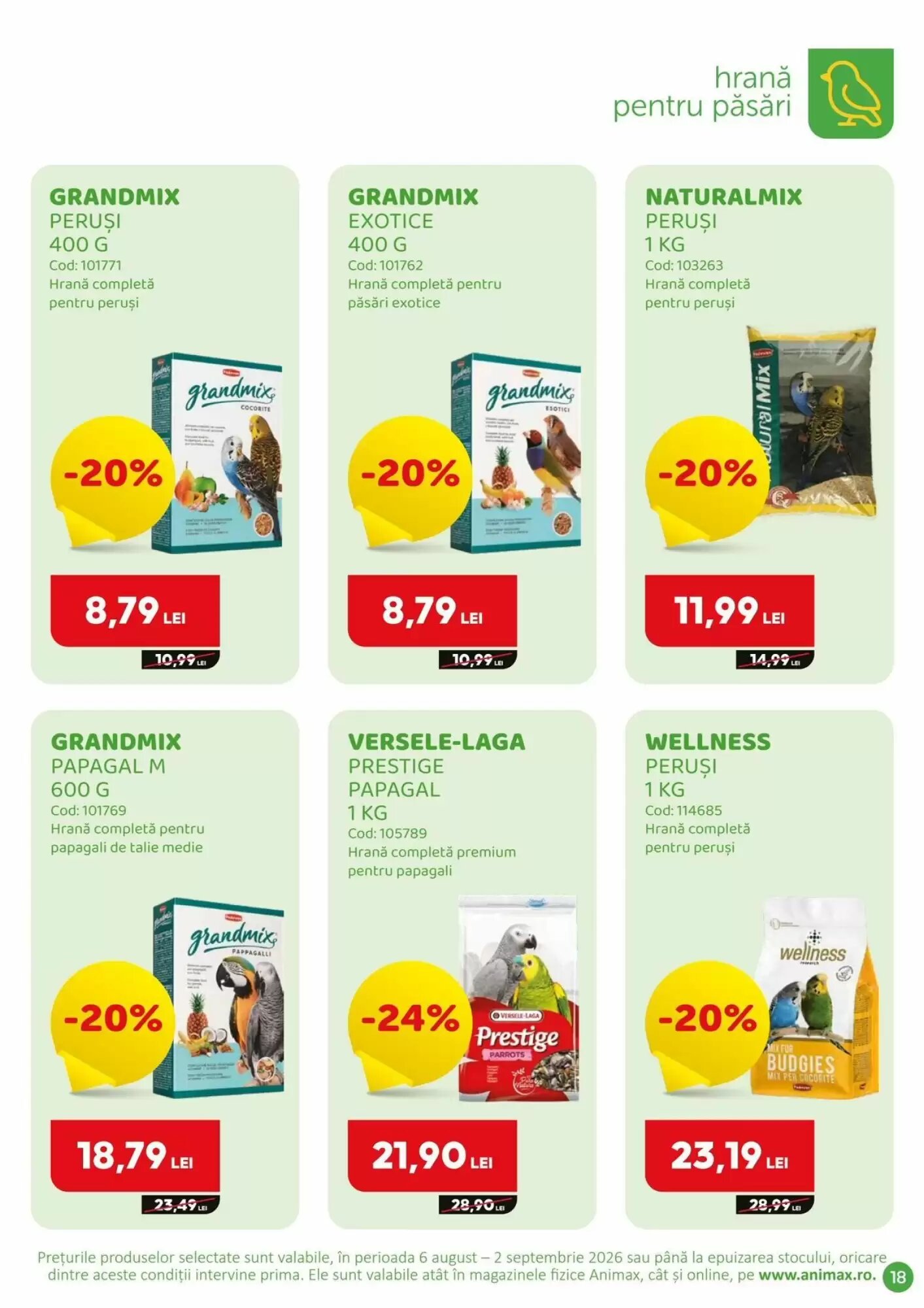 Catalogul cu oferte Animax valabil de la 06.08.2026 - Pagina 19.
