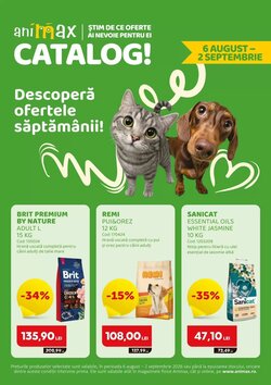 Catalogul cu oferte Animax valabil de la 06.08.2026