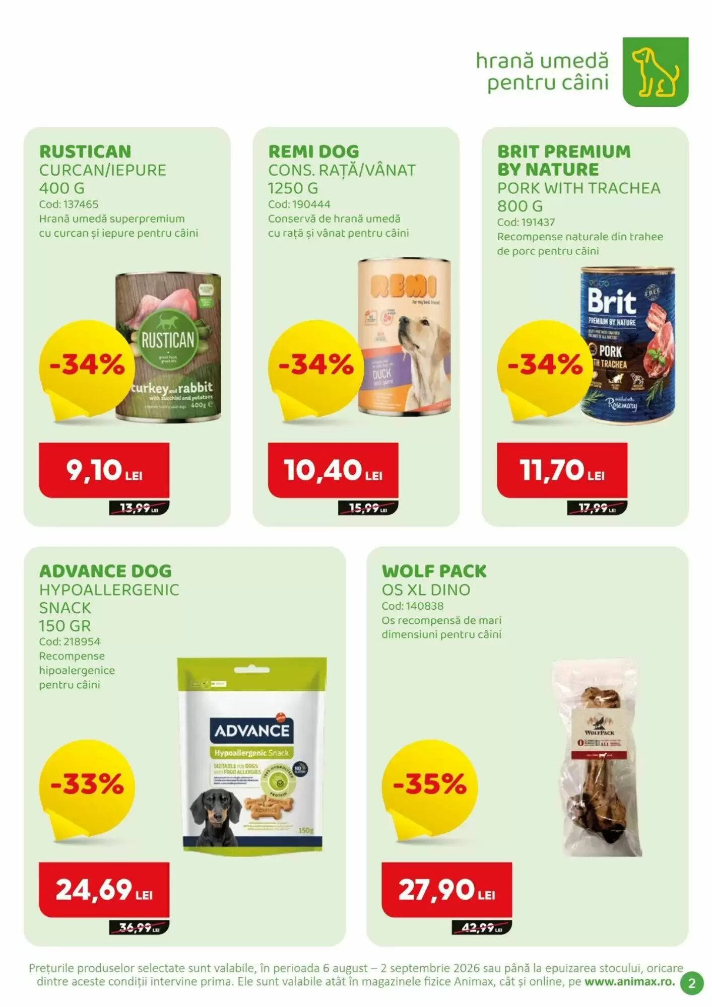 Catalogul cu oferte Animax valabil de la 06.08.2026 - Pagina 2.