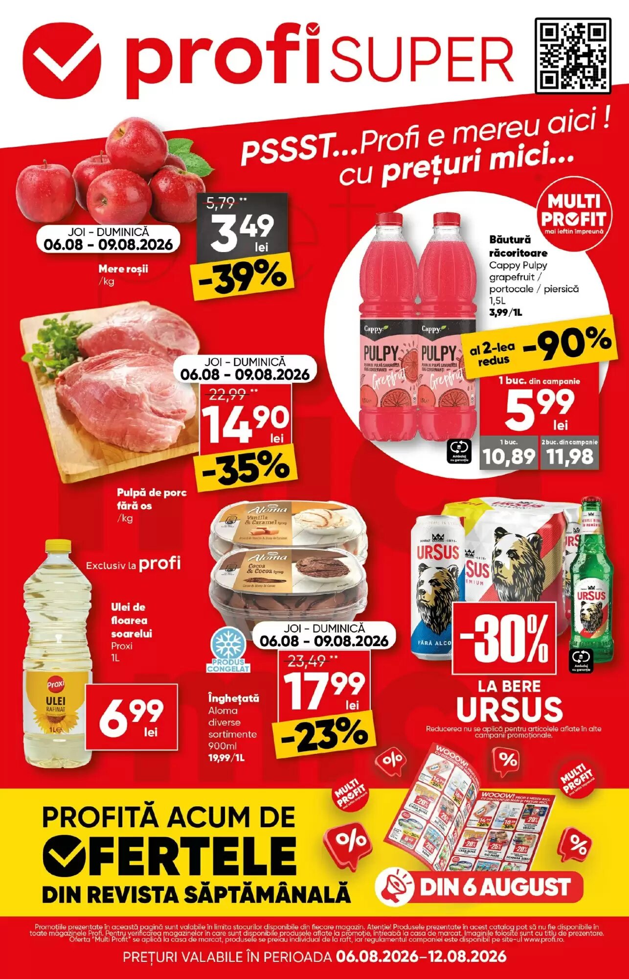 Catalogul cu oferte PROFI valabil de la 06.08.2026 - Pagina 1.